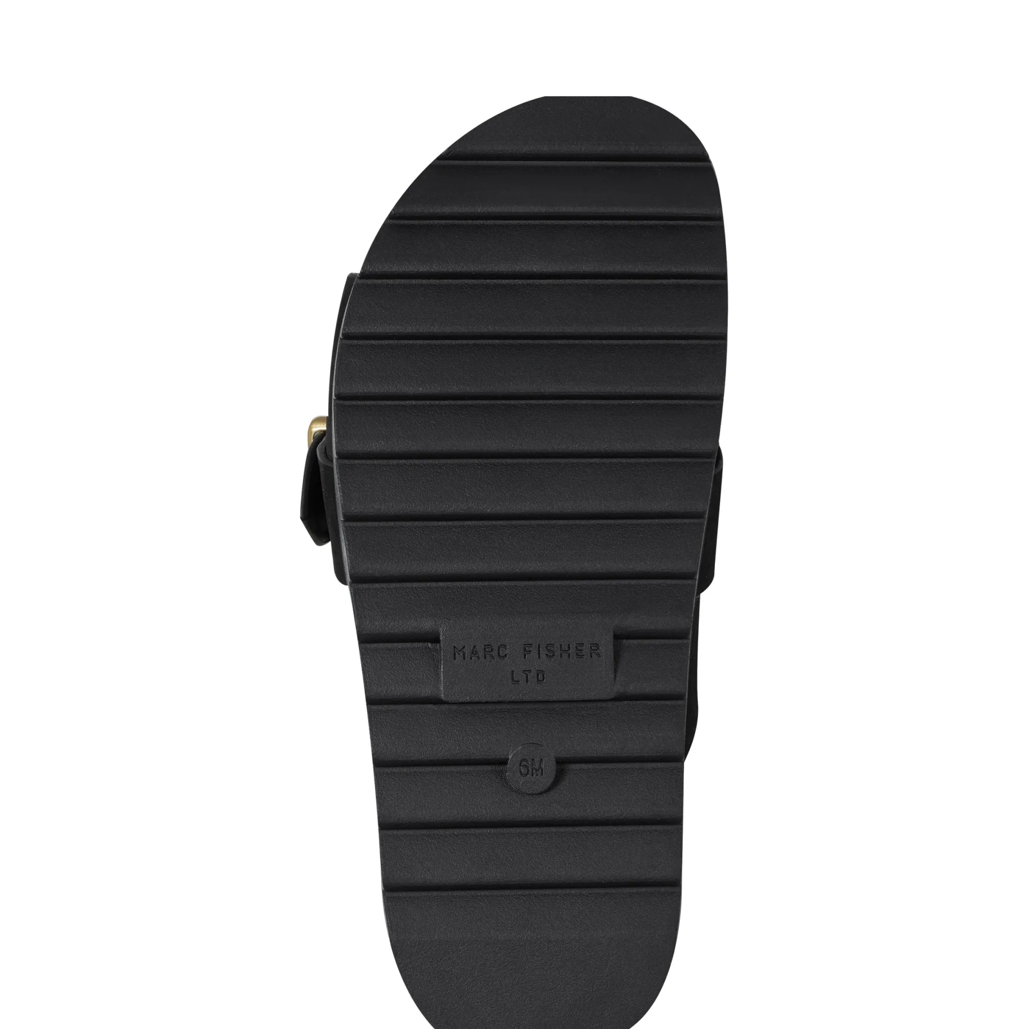 Clearance Marc Fisher Hattie Footbed Slide Sandal Black
