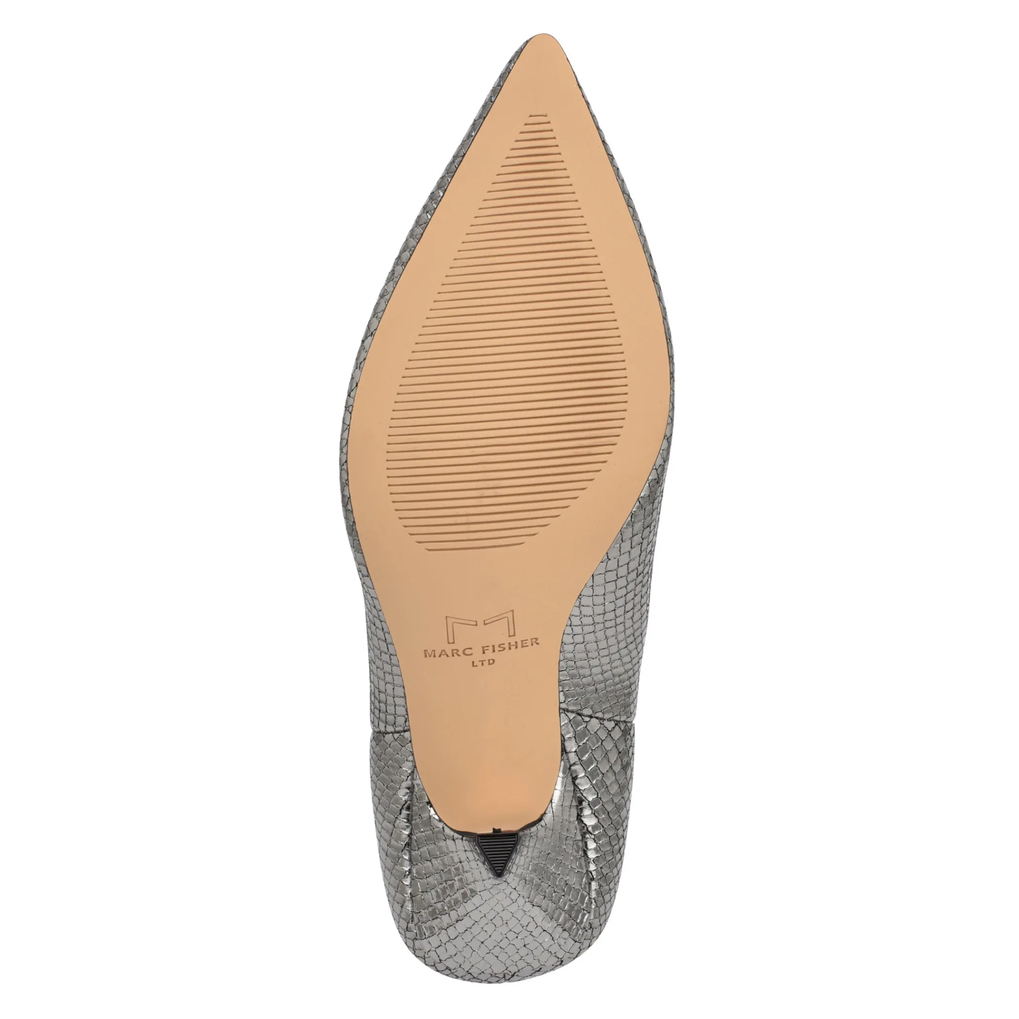 Best Marc Fisher Haylian Pointy Toe Bootie Silver Snake Printed Leather