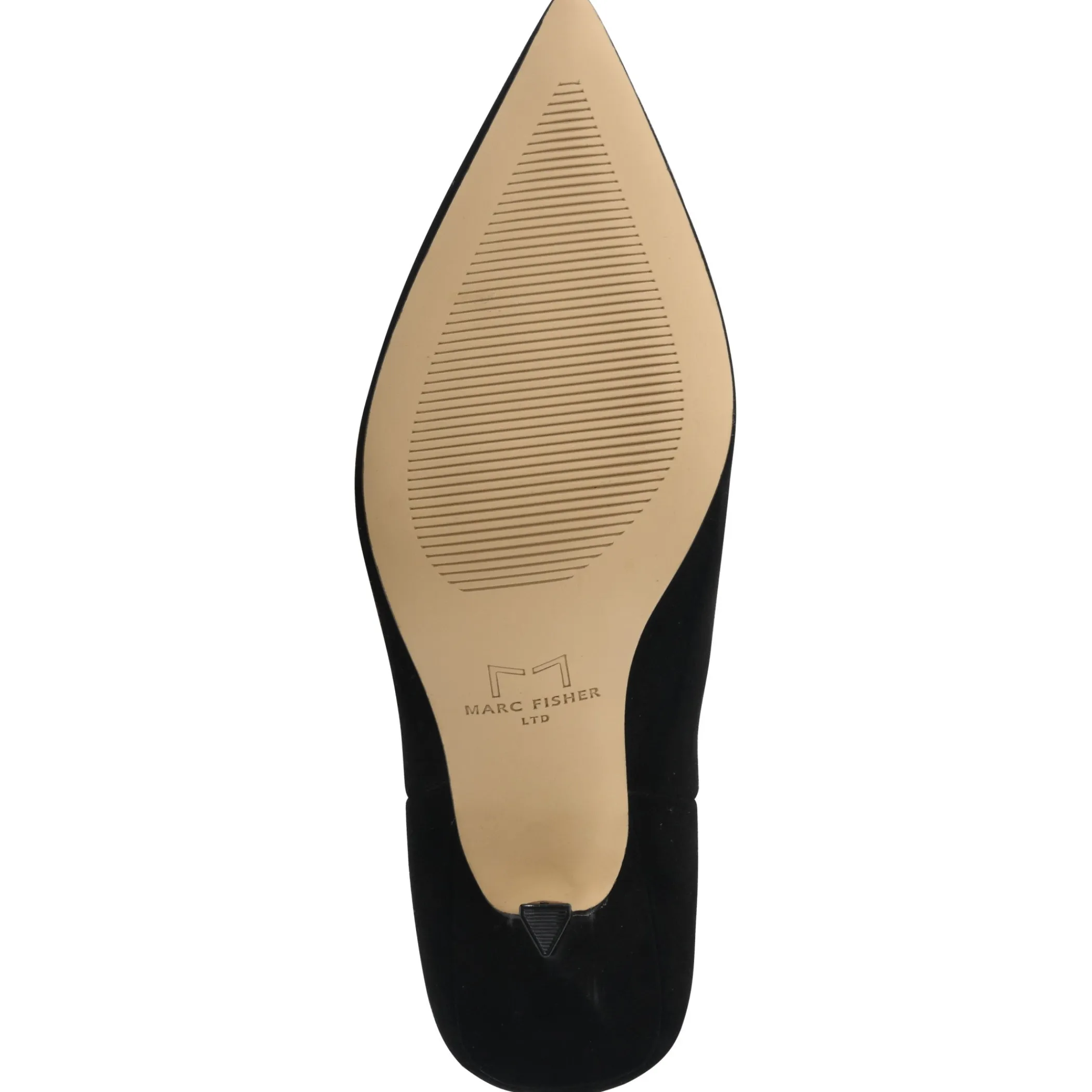 Online Marc Fisher Haylian Pointy Toe Bootie Black Suede