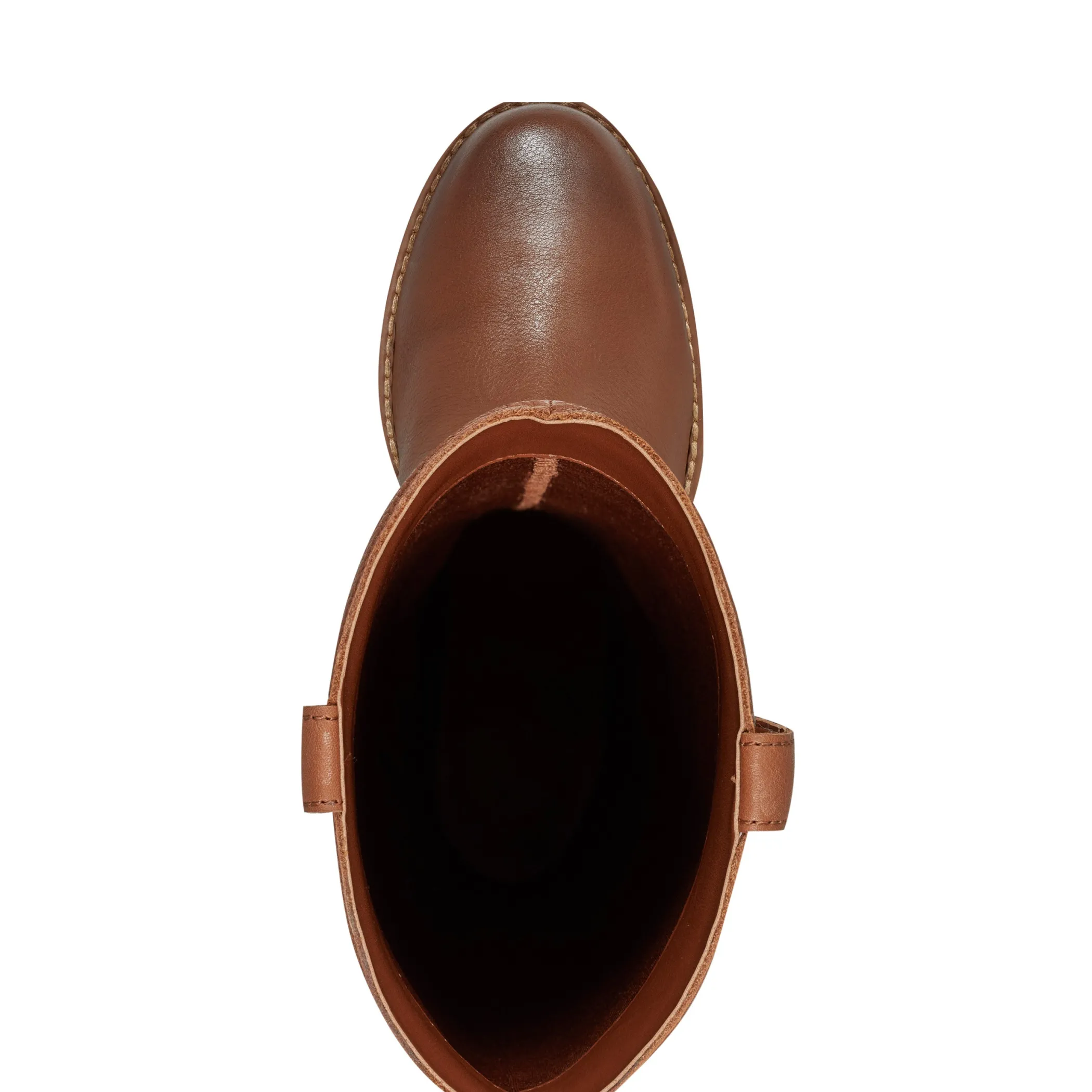 New Marc Fisher Hydria Block Heel Boot Natural