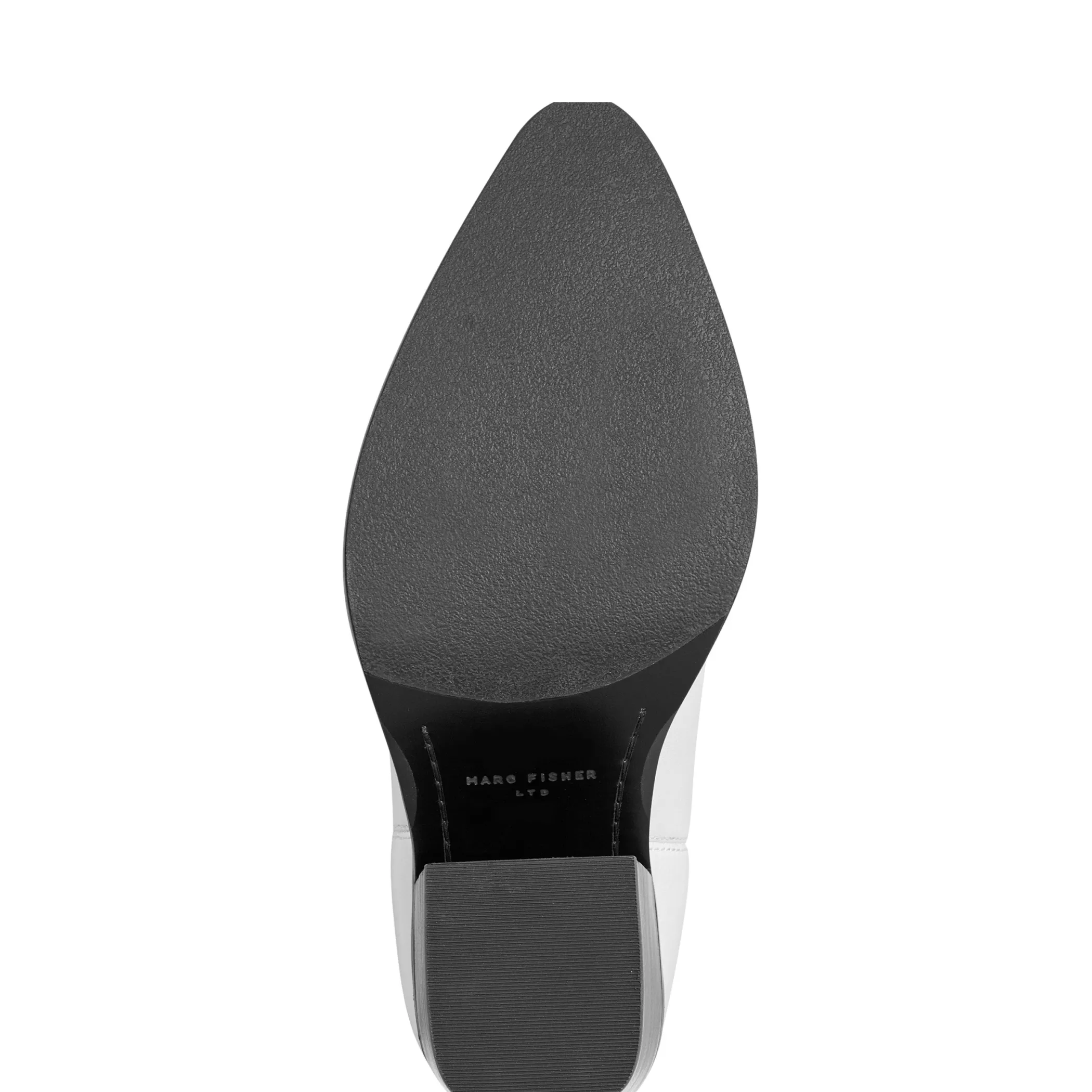 Store Marc Fisher Jalella Detailed Western Bootie Ivory Leather