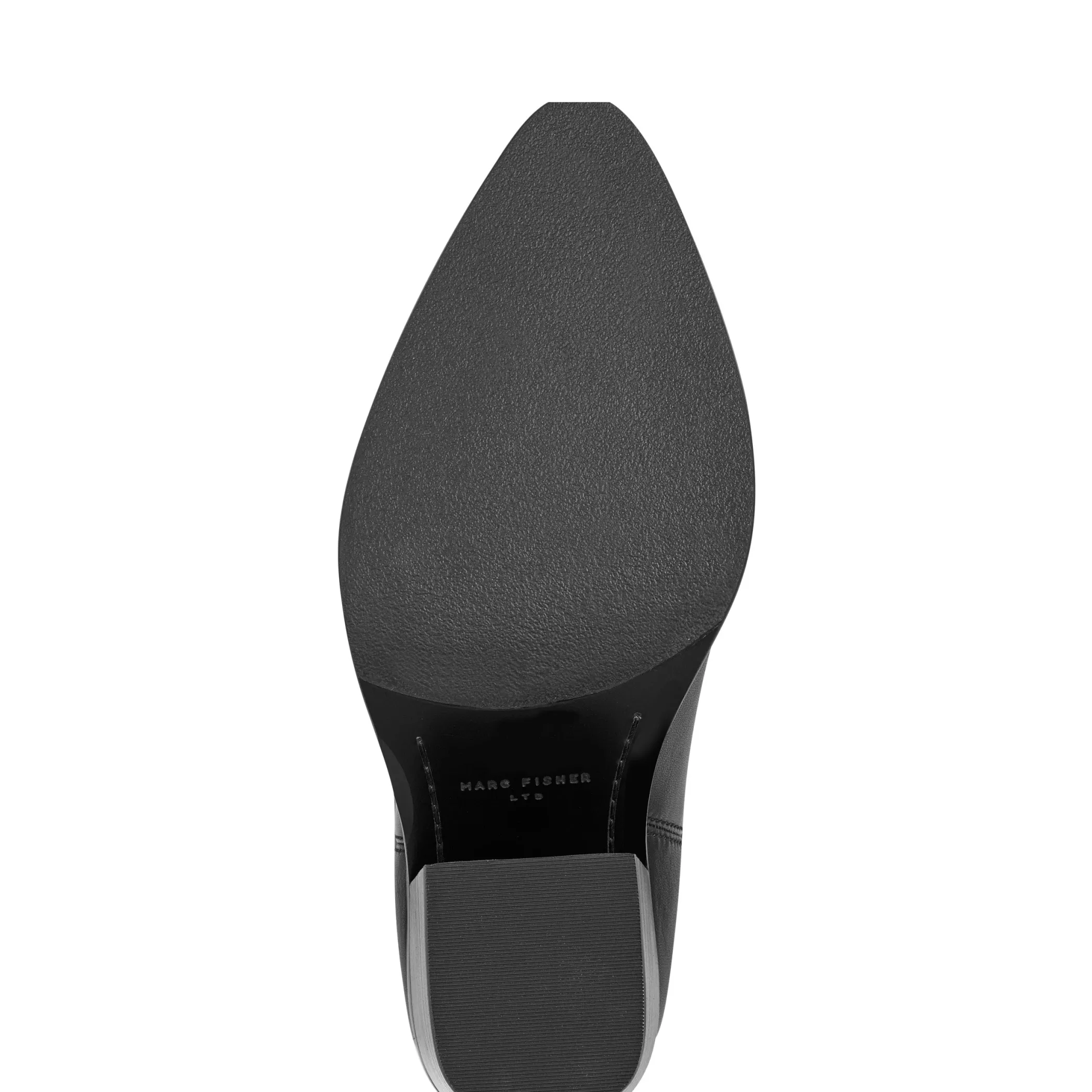 Sale Marc Fisher Jalella Detailed Western Bootie Black Leather