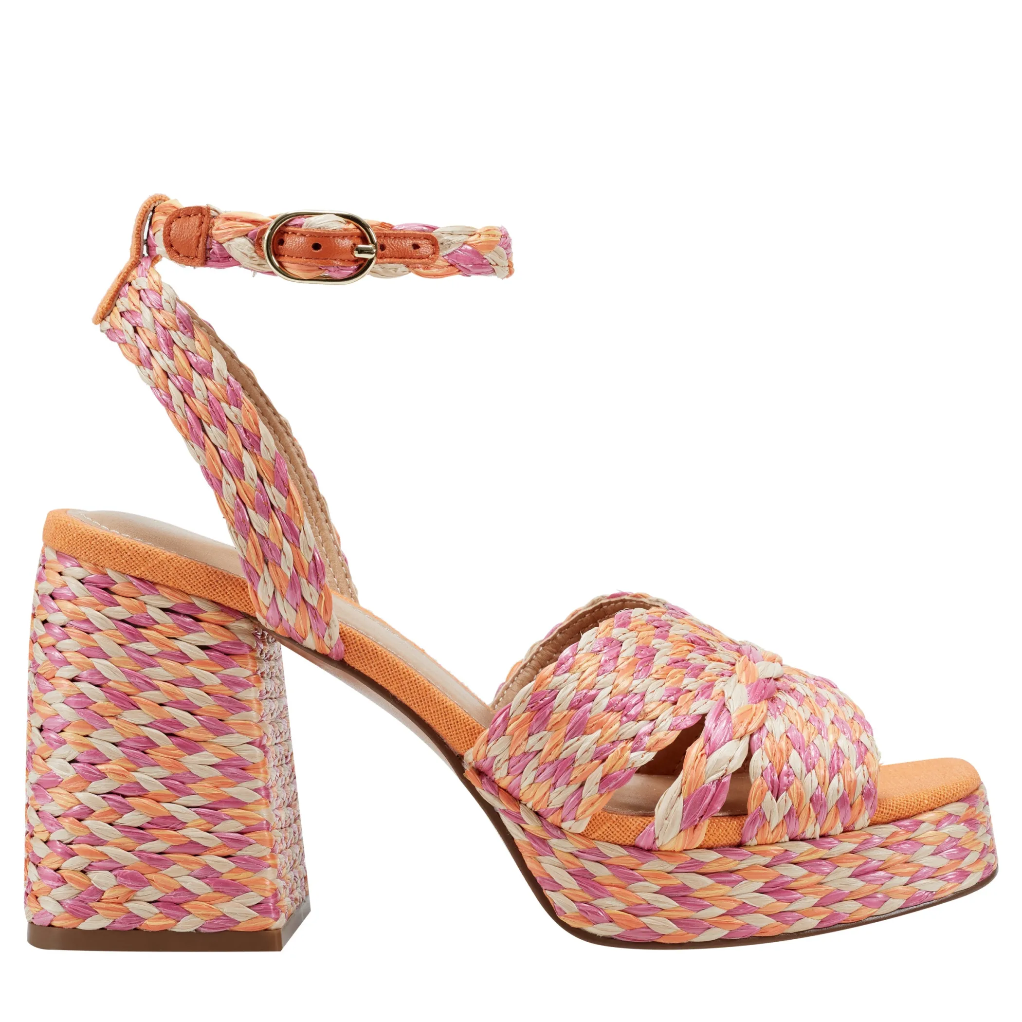 Store Marc Fisher Janie Platform Sandal Pink Multi