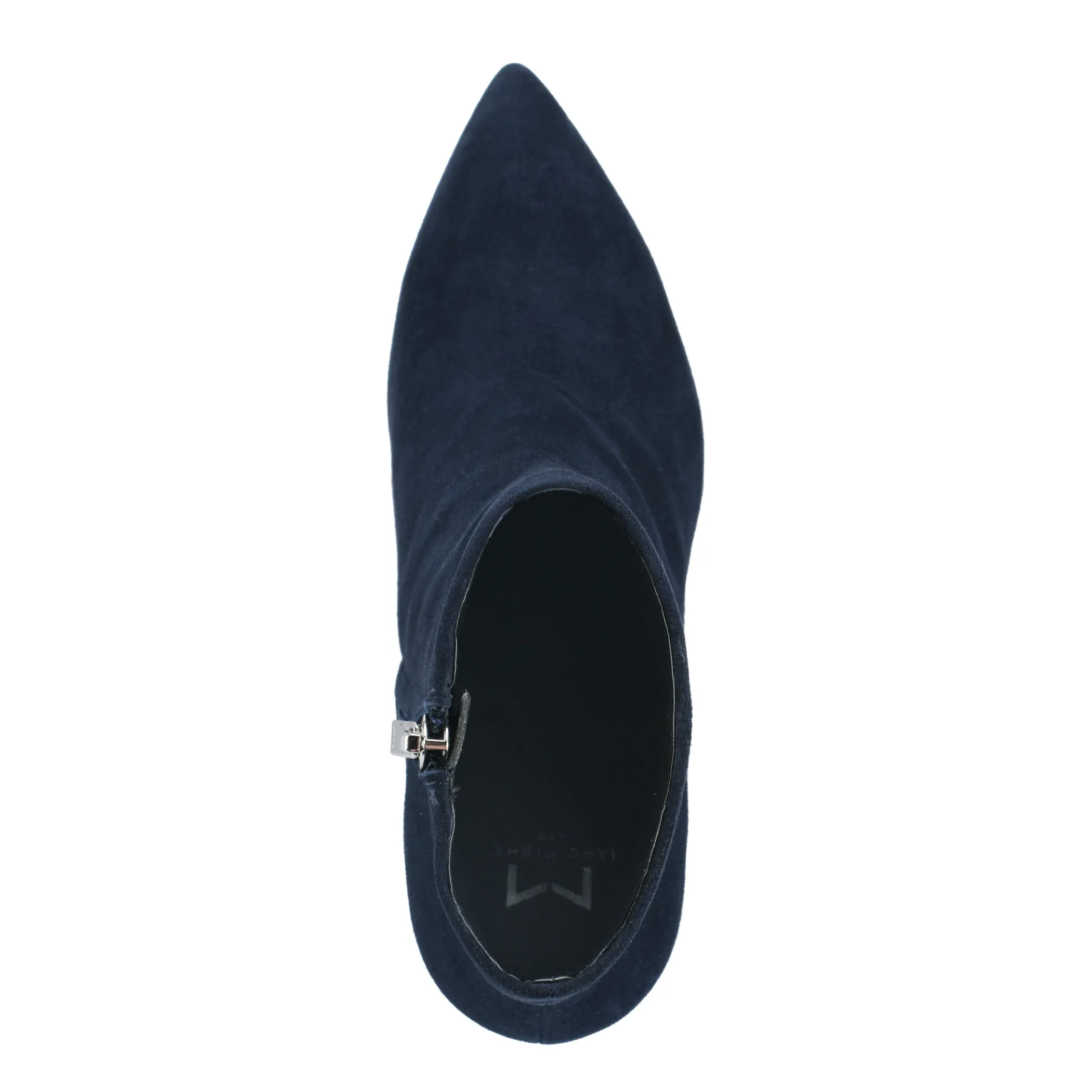 Clearance Marc Fisher Jarli Pointy Ankle Bootie Navy Suede