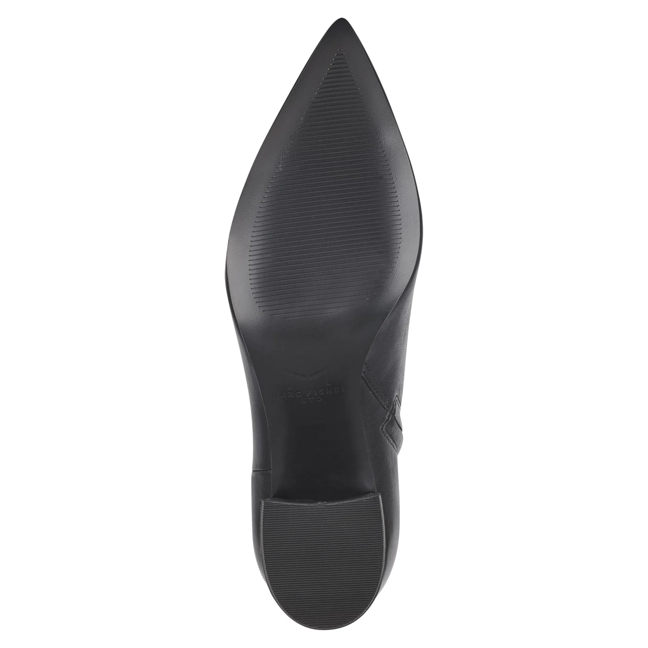 Cheap Marc Fisher Jarli Pointy Ankle Bootie Black Leather