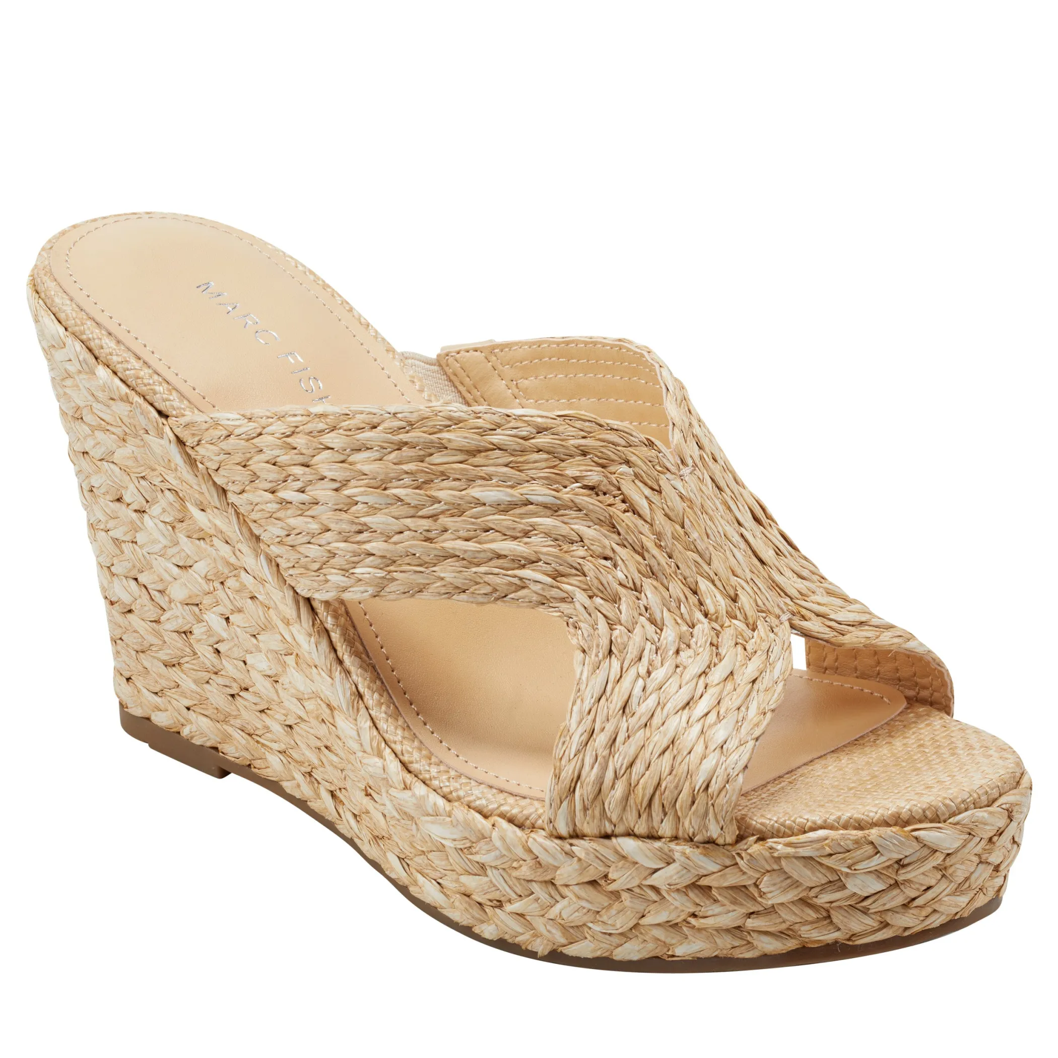 Hot Marc Fisher Kalisha Espadrille Wedge Sandal Light Natural