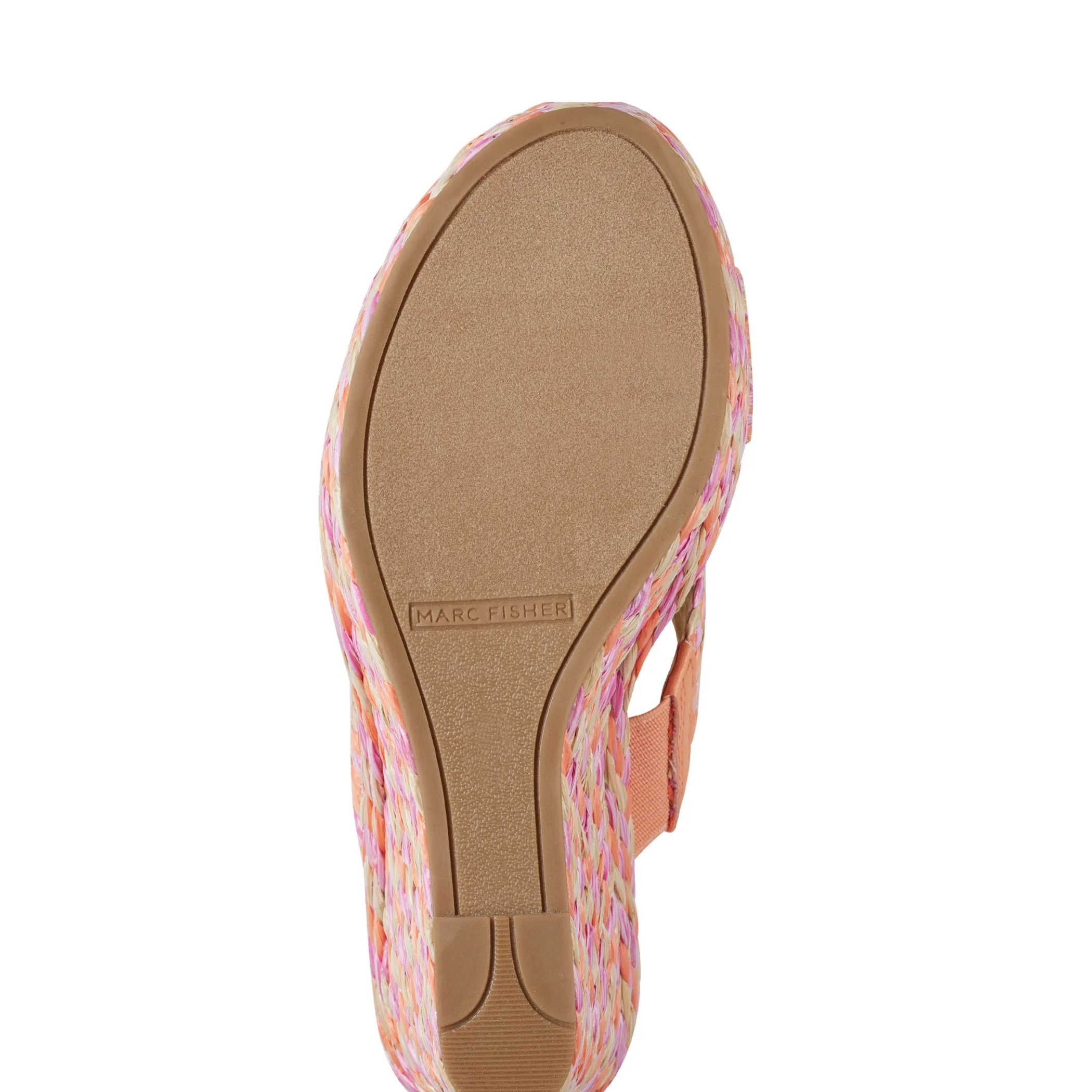 Shop Marc Fisher Kalisha Espadrille Wedge Sandal Orange Multi