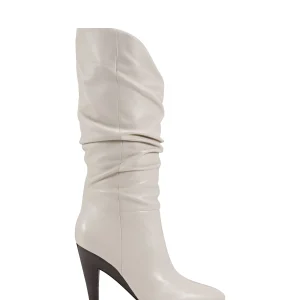 Best Sale Marc Fisher Krista Stiletto Slouchy Dress Boot Chic Cream