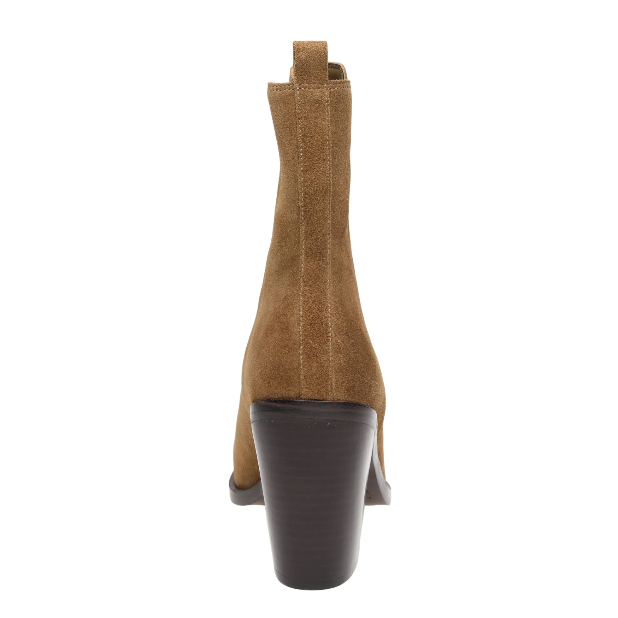 Cheap Marc Fisher Kristie Heeled Bootie Brown Suede