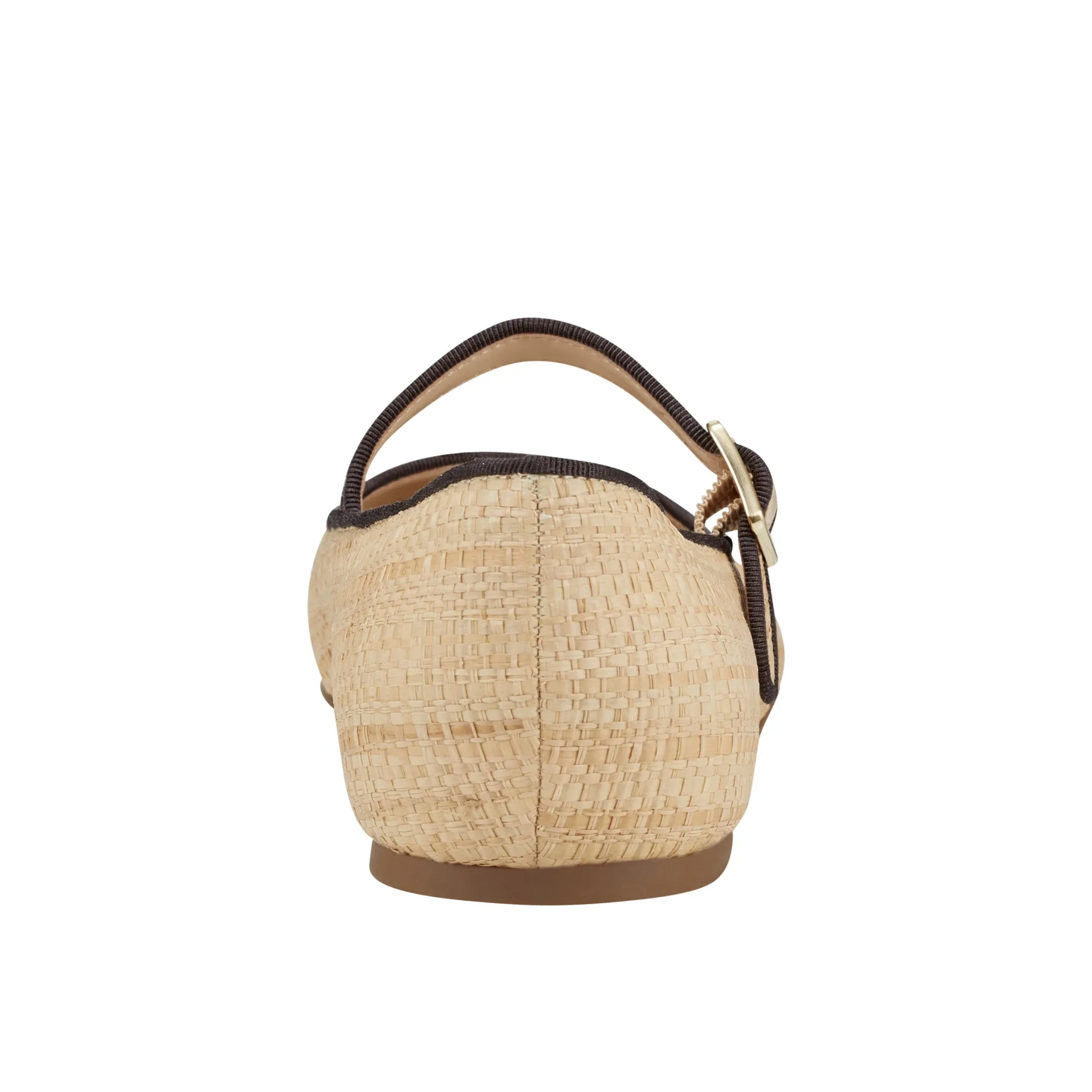 Discount Marc Fisher Lailah Mary Jane Ballet Flat Natural Raffia