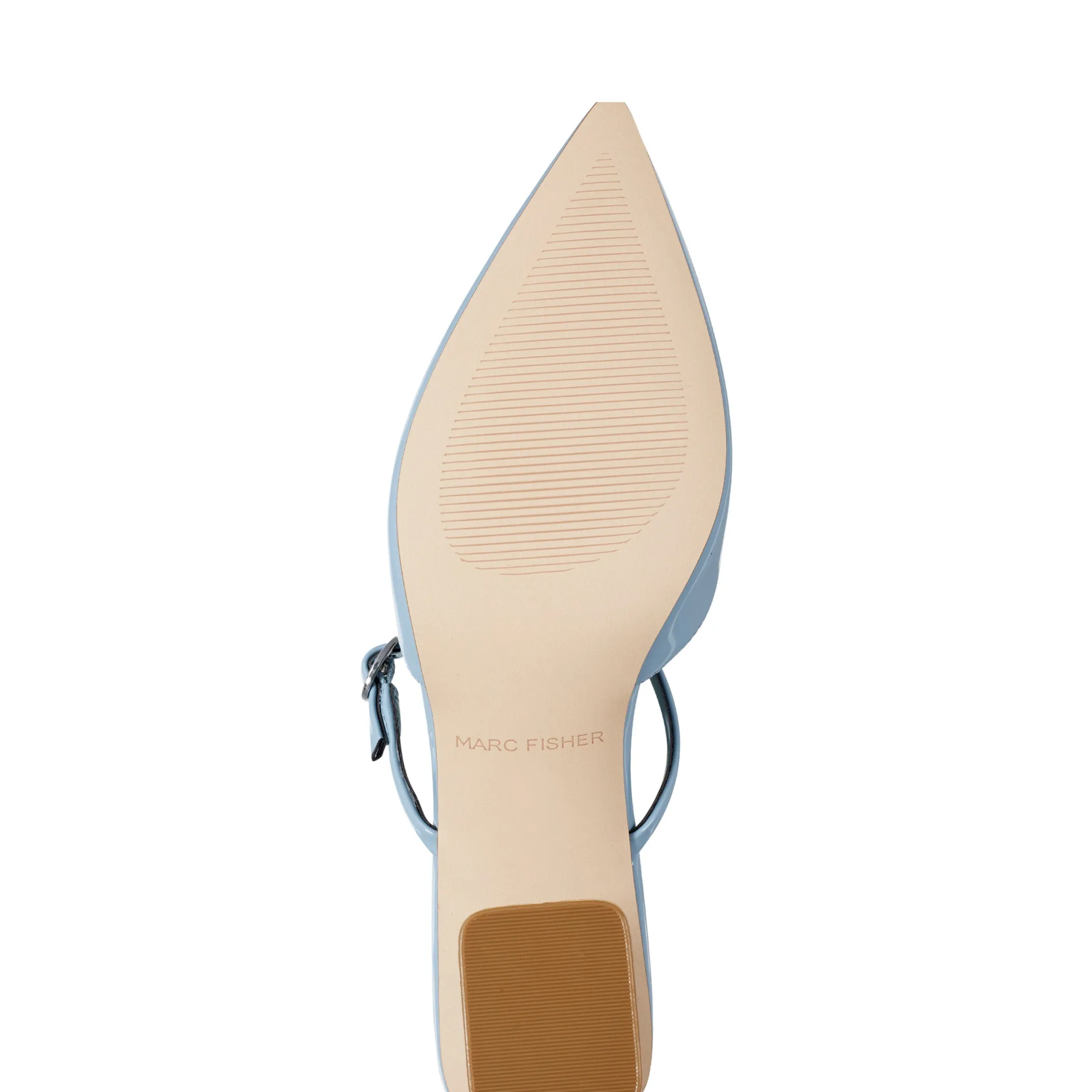 Hot Marc Fisher Lakey Heeled Mule Light Blue