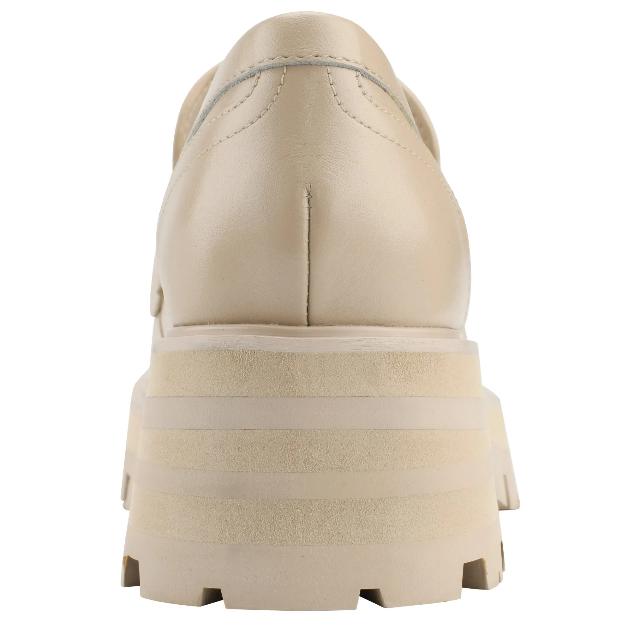 Best Sale Marc Fisher Latika Lug Sole Loafer Taupe Leather