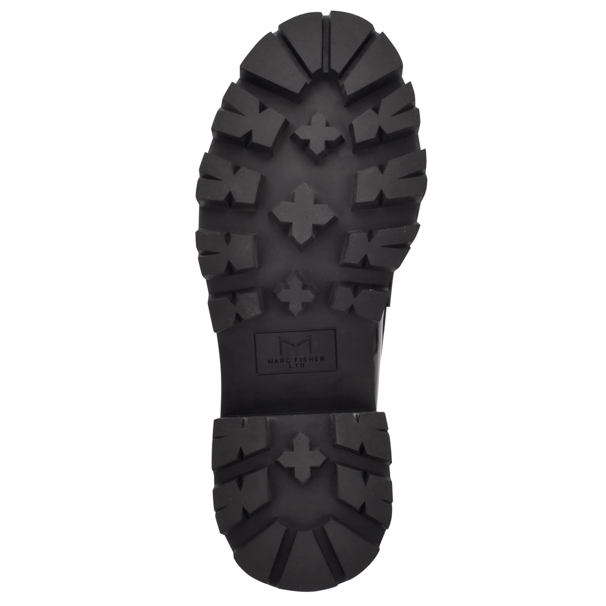 Clearance Marc Fisher Latika Lug Sole Loafer Black Patent