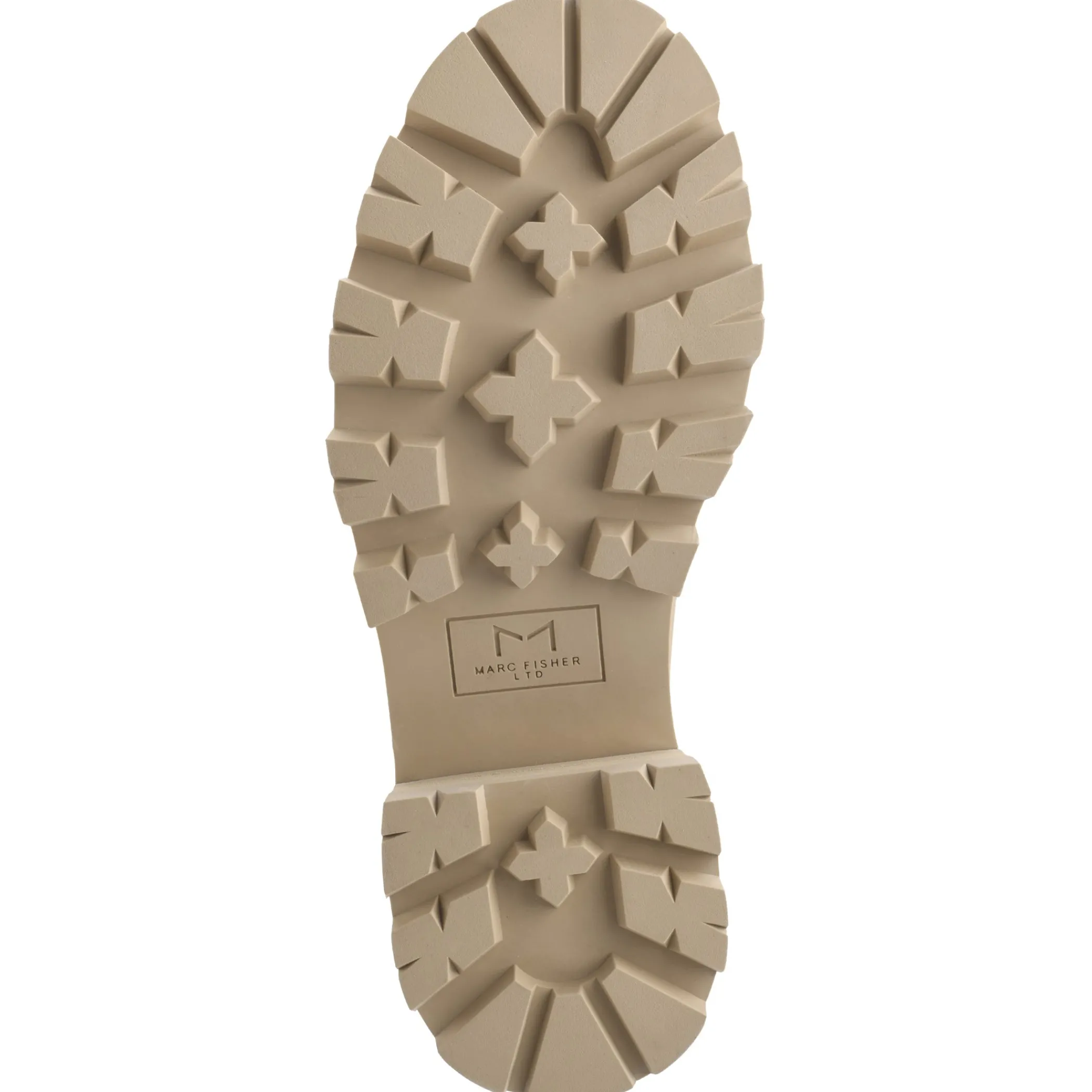 Best Sale Marc Fisher Latika Lug Sole Loafer Taupe Leather