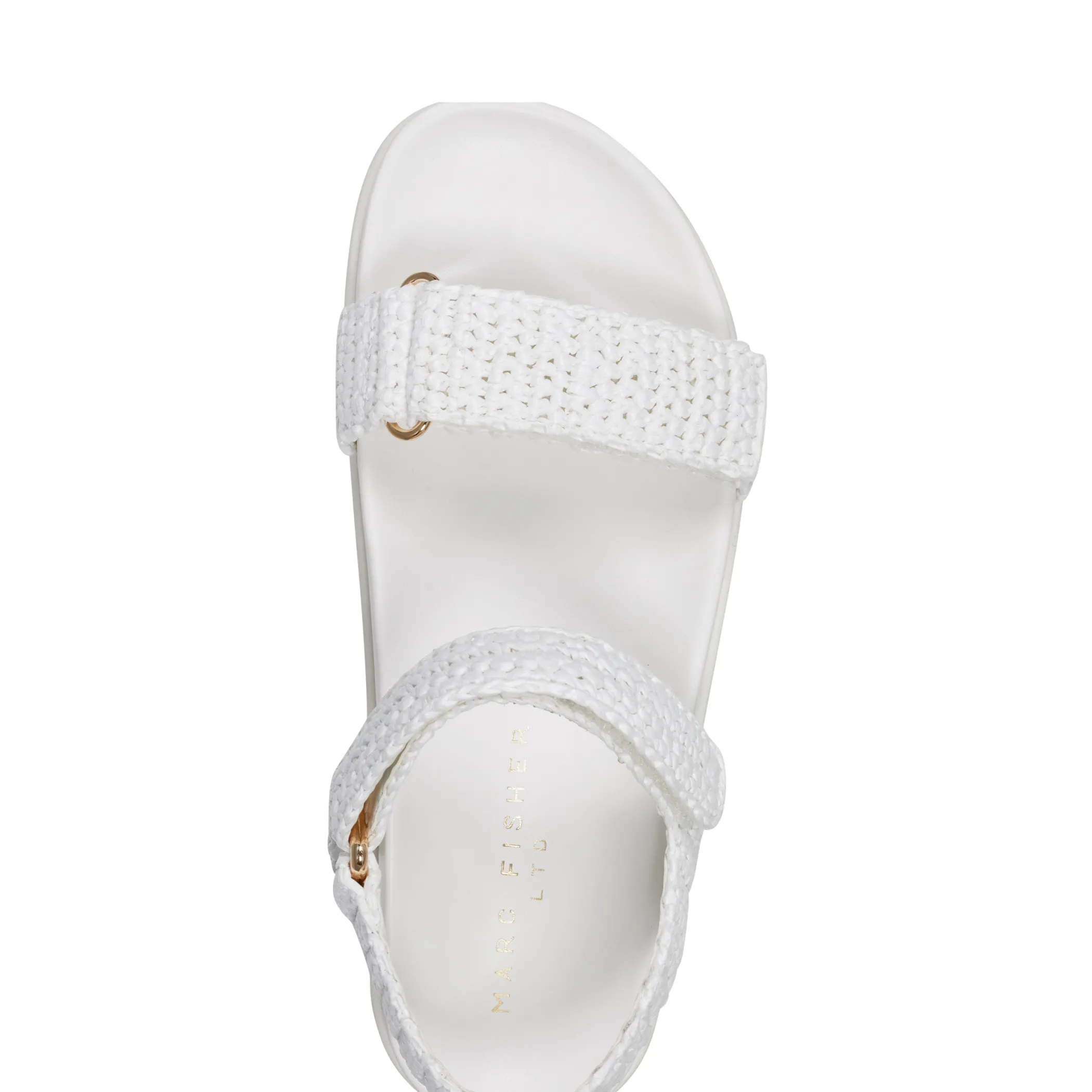 Hot Marc Fisher Lenore Footbed Sandal Chic Cream