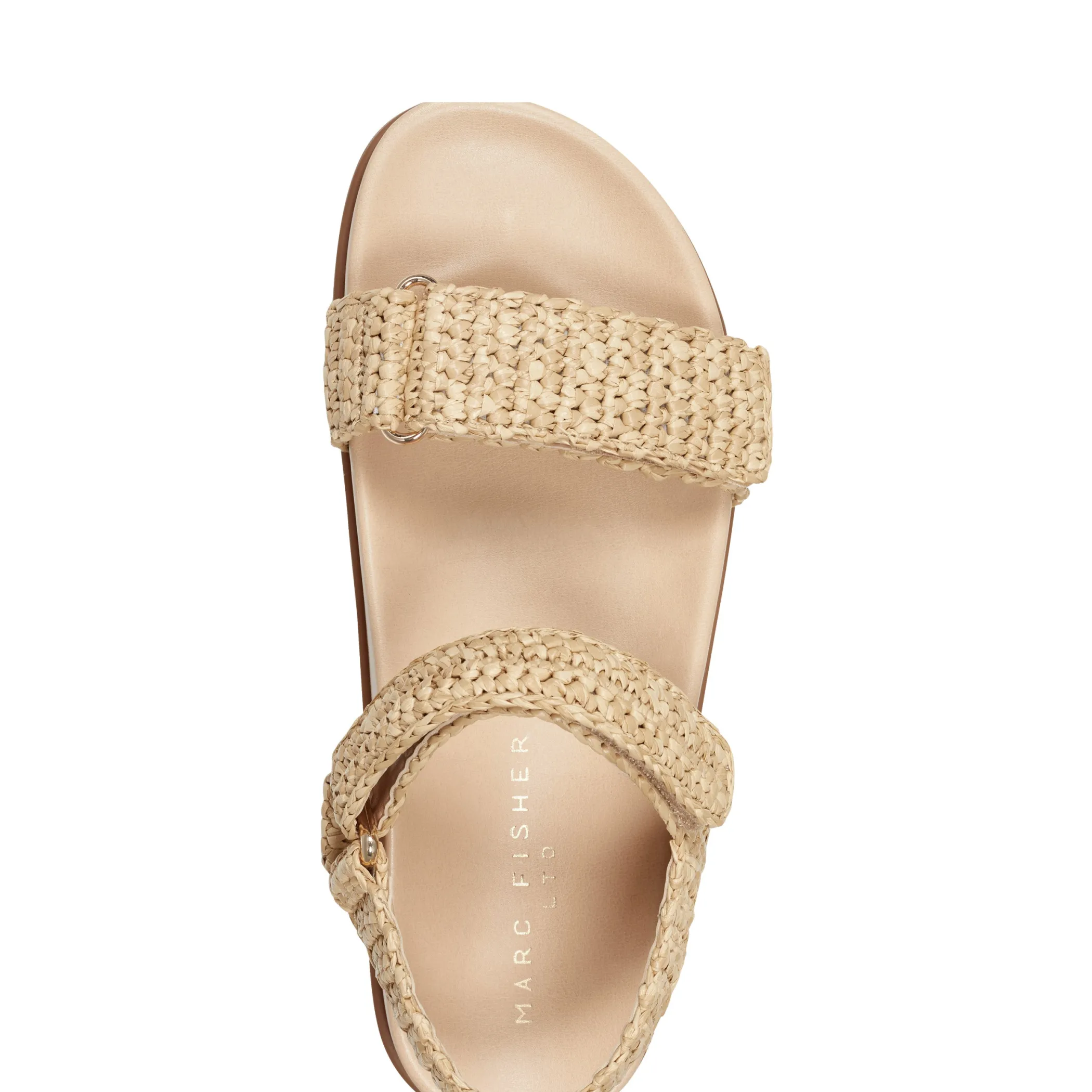 Hot Marc Fisher Lenore Footbed Sandal Natural