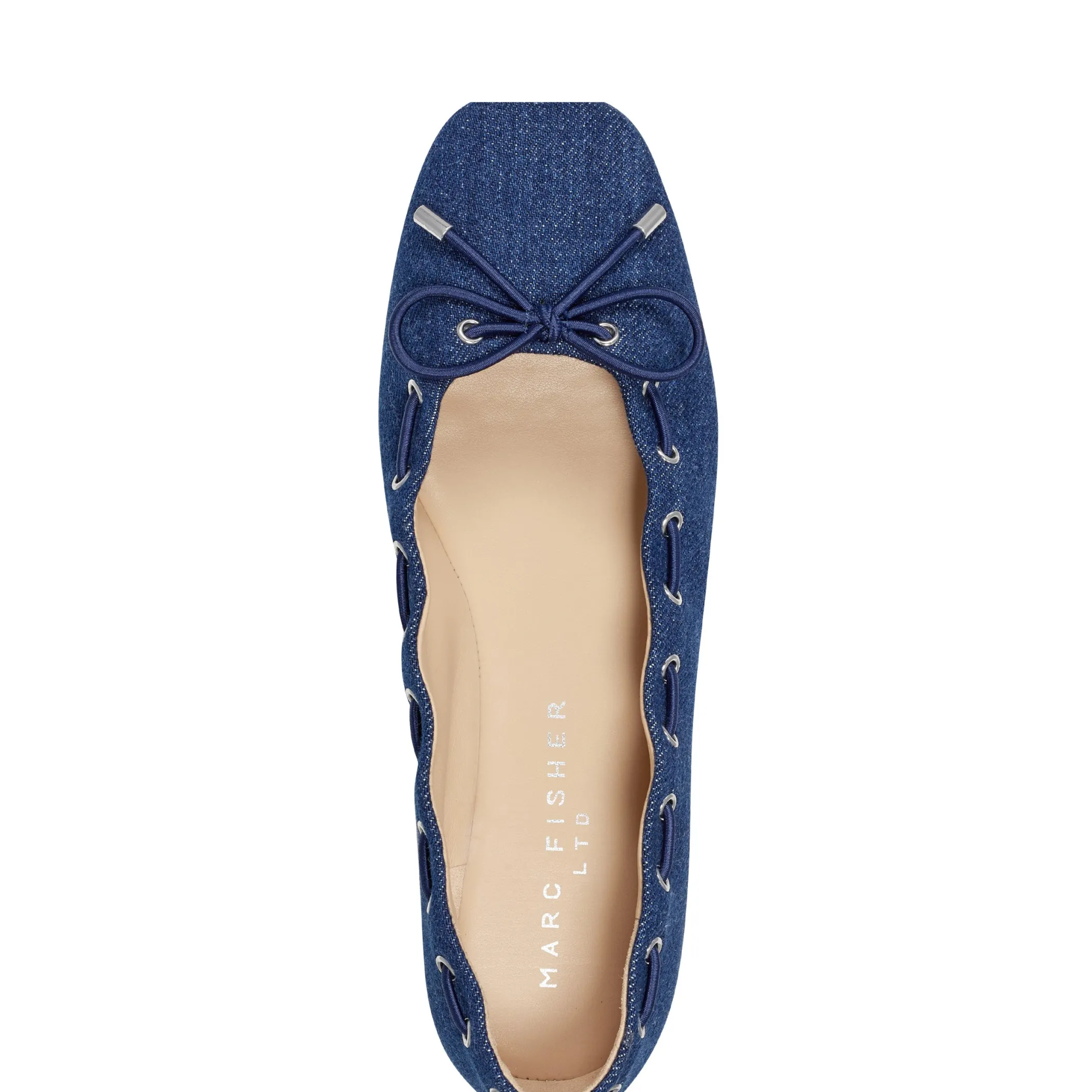 Clearance Marc Fisher Letizia Slip-On Casual Flat Denim