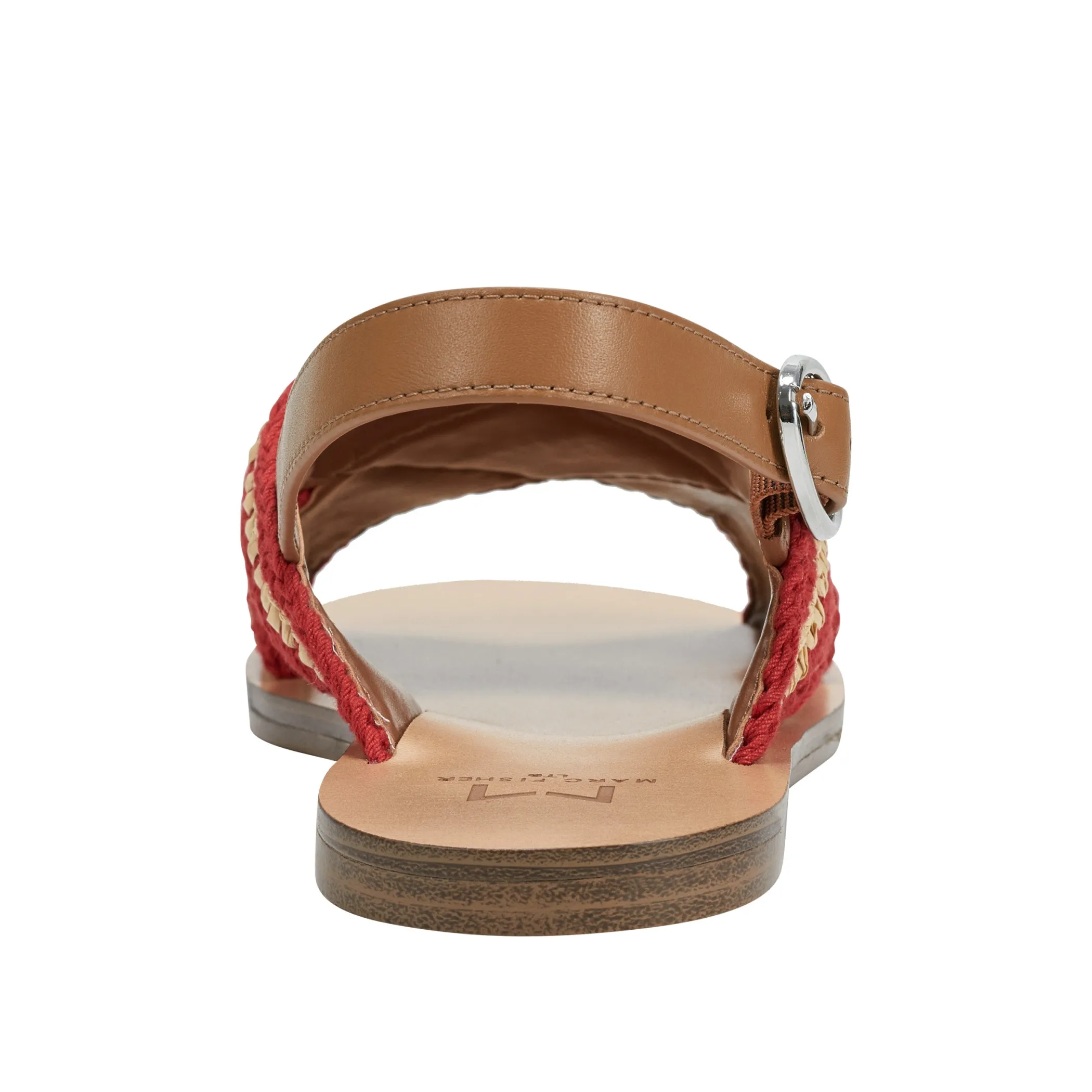 Fashion Marc Fisher Lonnie Slingback Flat Sandal Red