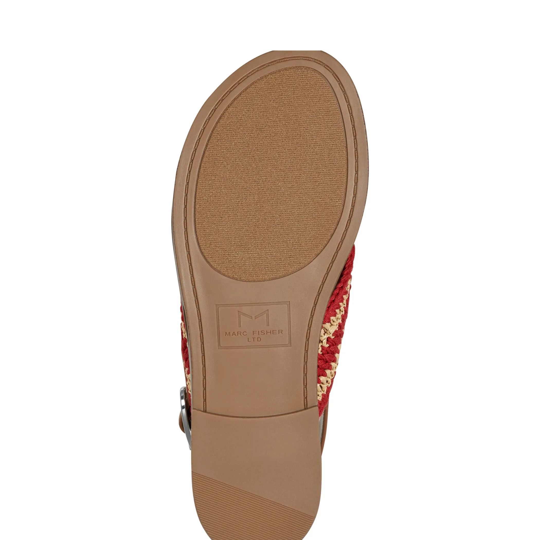 Fashion Marc Fisher Lonnie Slingback Flat Sandal Red