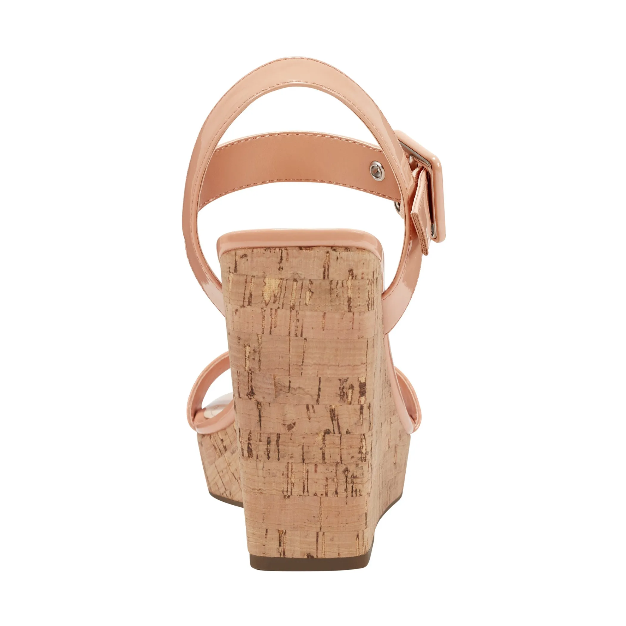 Outlet Marc Fisher Lukey Wedge Sandal Orange Patent