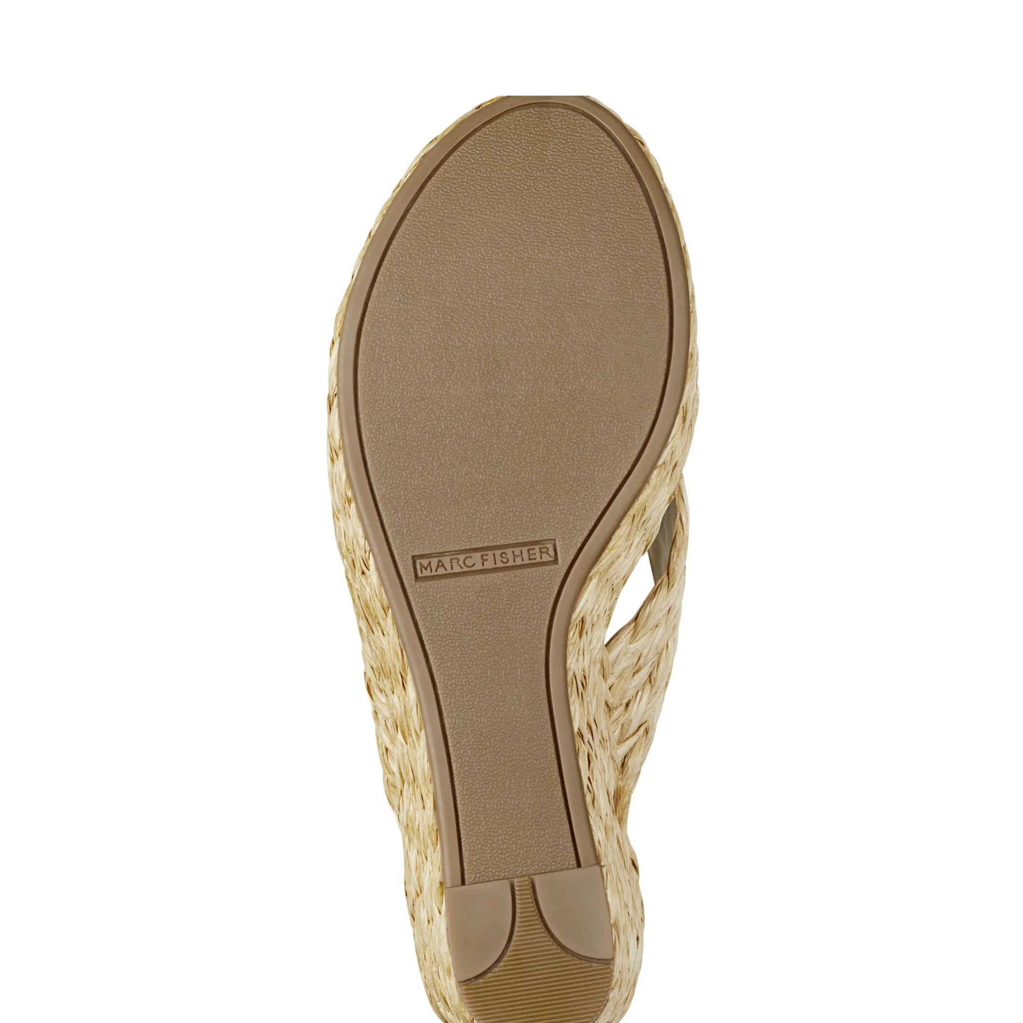 Cheap Marc Fisher Lynn Espadrille Wedge Sandal Light Natural