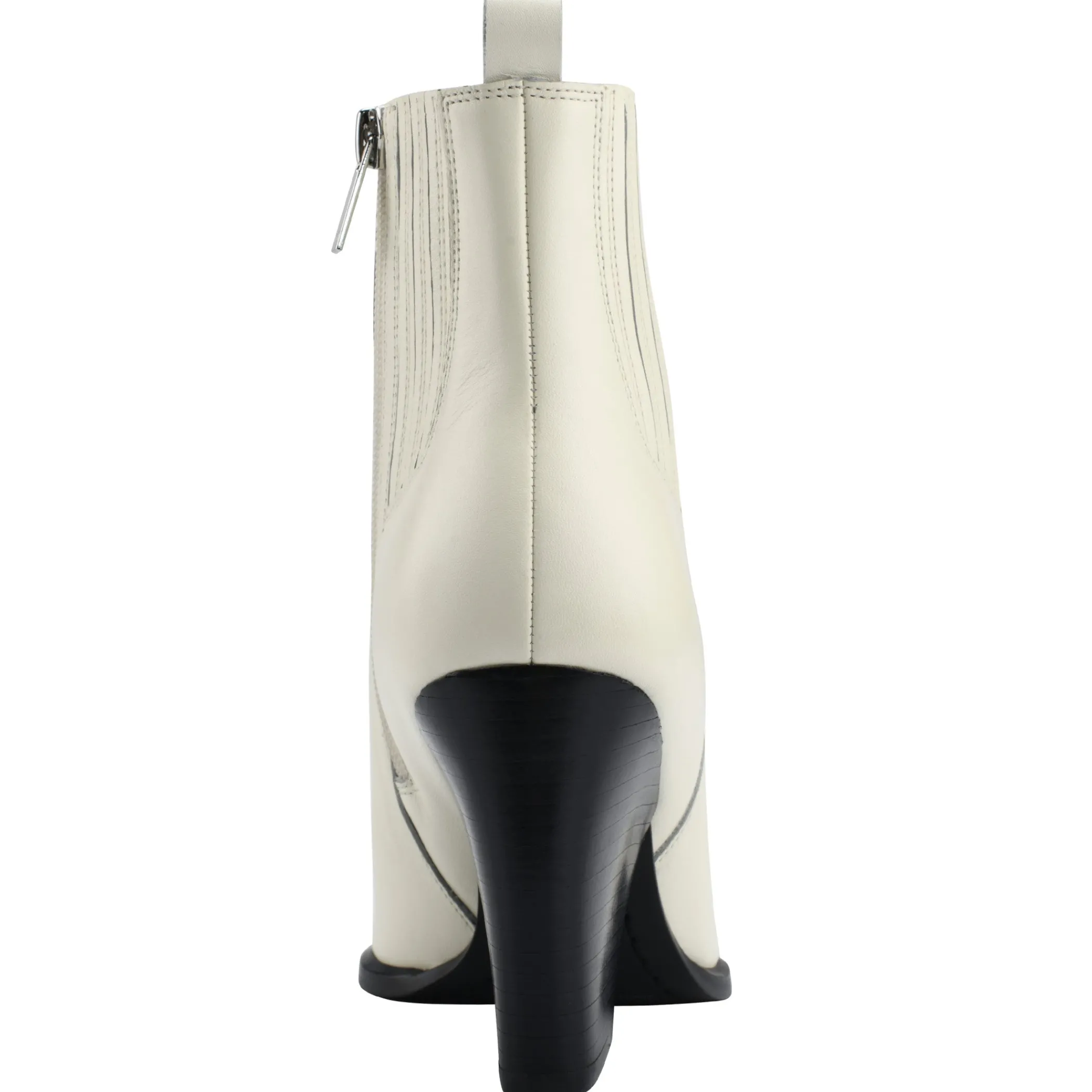 Best Marc Fisher Mariel Heeled Western Bootie Chic Cream Leather