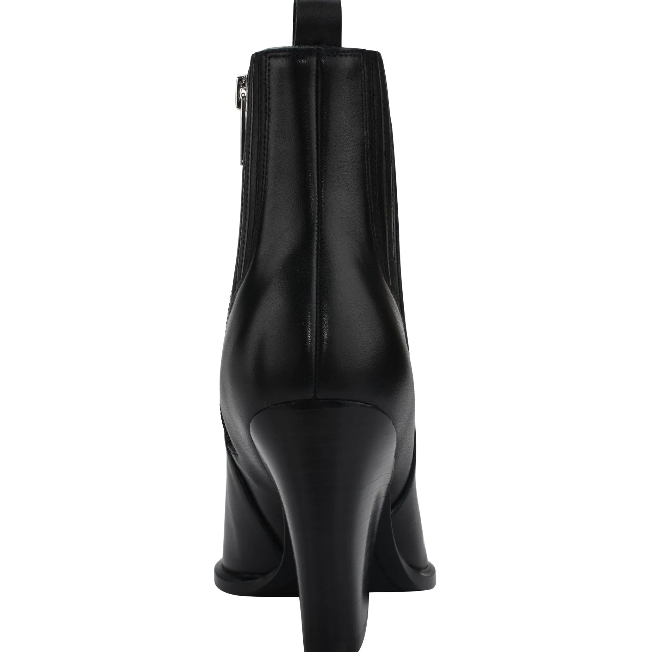 Cheap Marc Fisher Mariel Heeled Western Bootie Black Leather