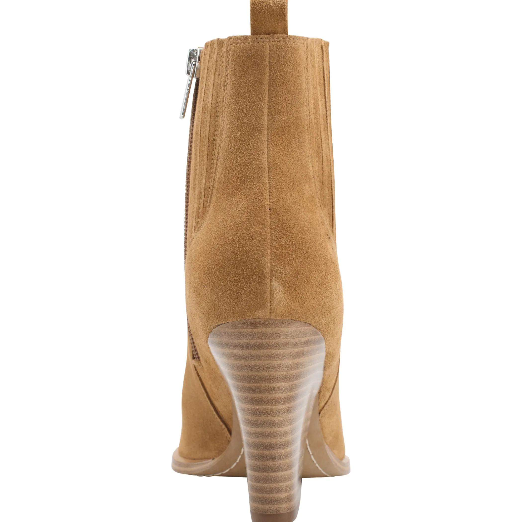 Store Marc Fisher Mariel Heeled Western Bootie Medium Natural Suede