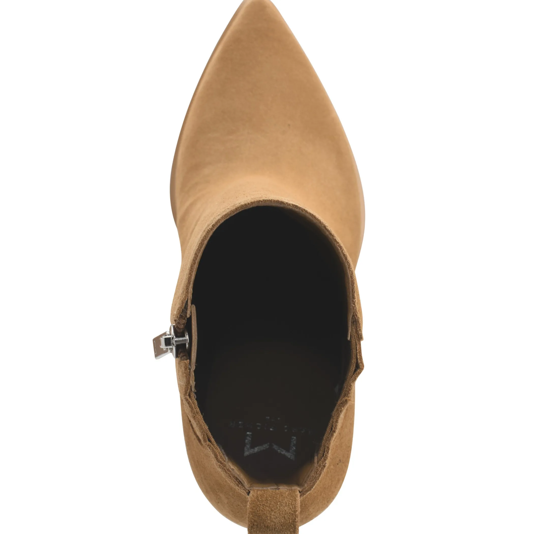 Store Marc Fisher Mariel Heeled Western Bootie Medium Natural Suede