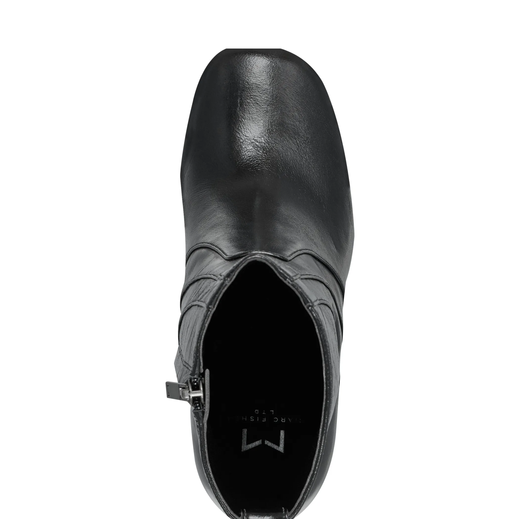 Hot Marc Fisher Marra Block Heel Bootie Black Leather