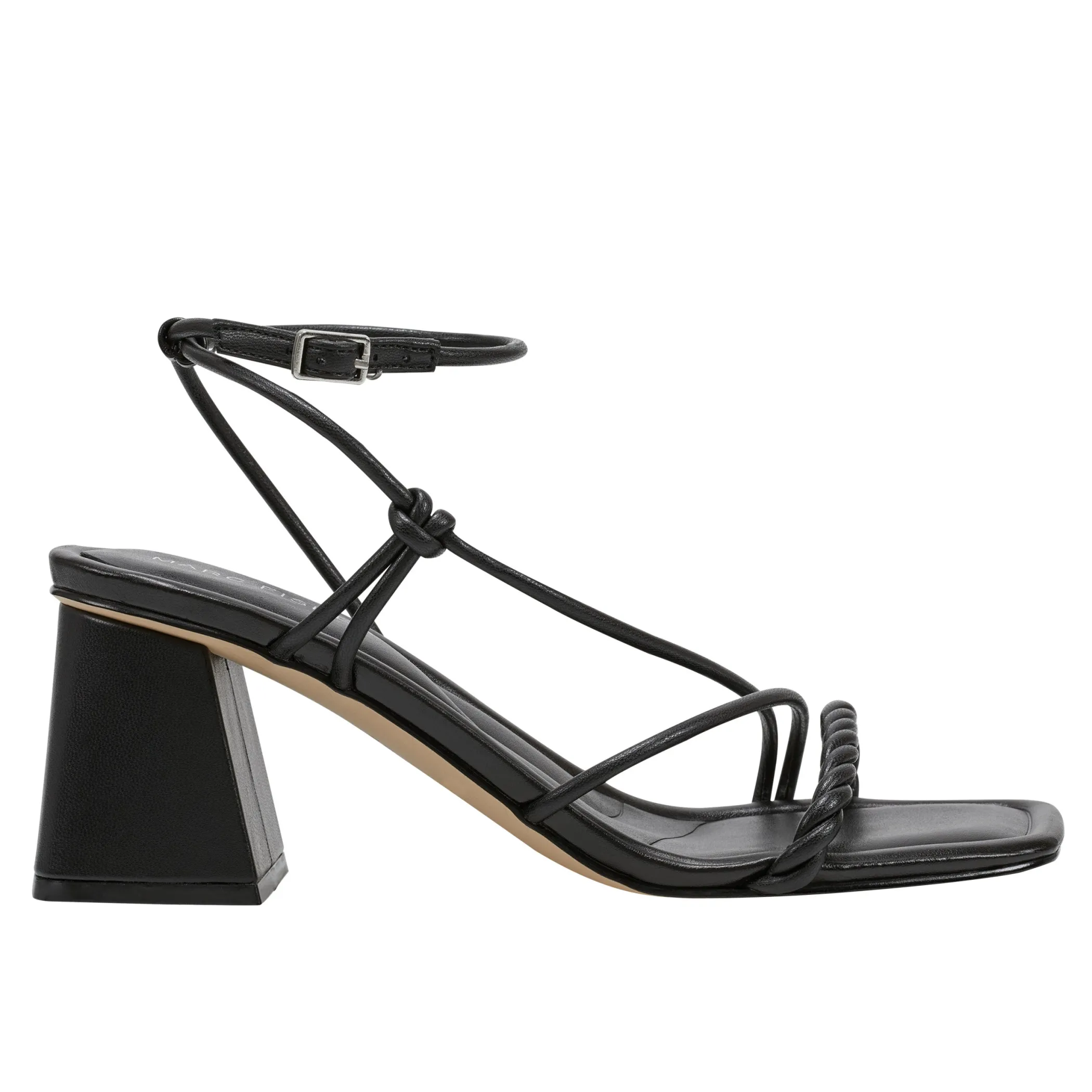 Clearance Marc Fisher Meggiane Block Heel Sandal Black