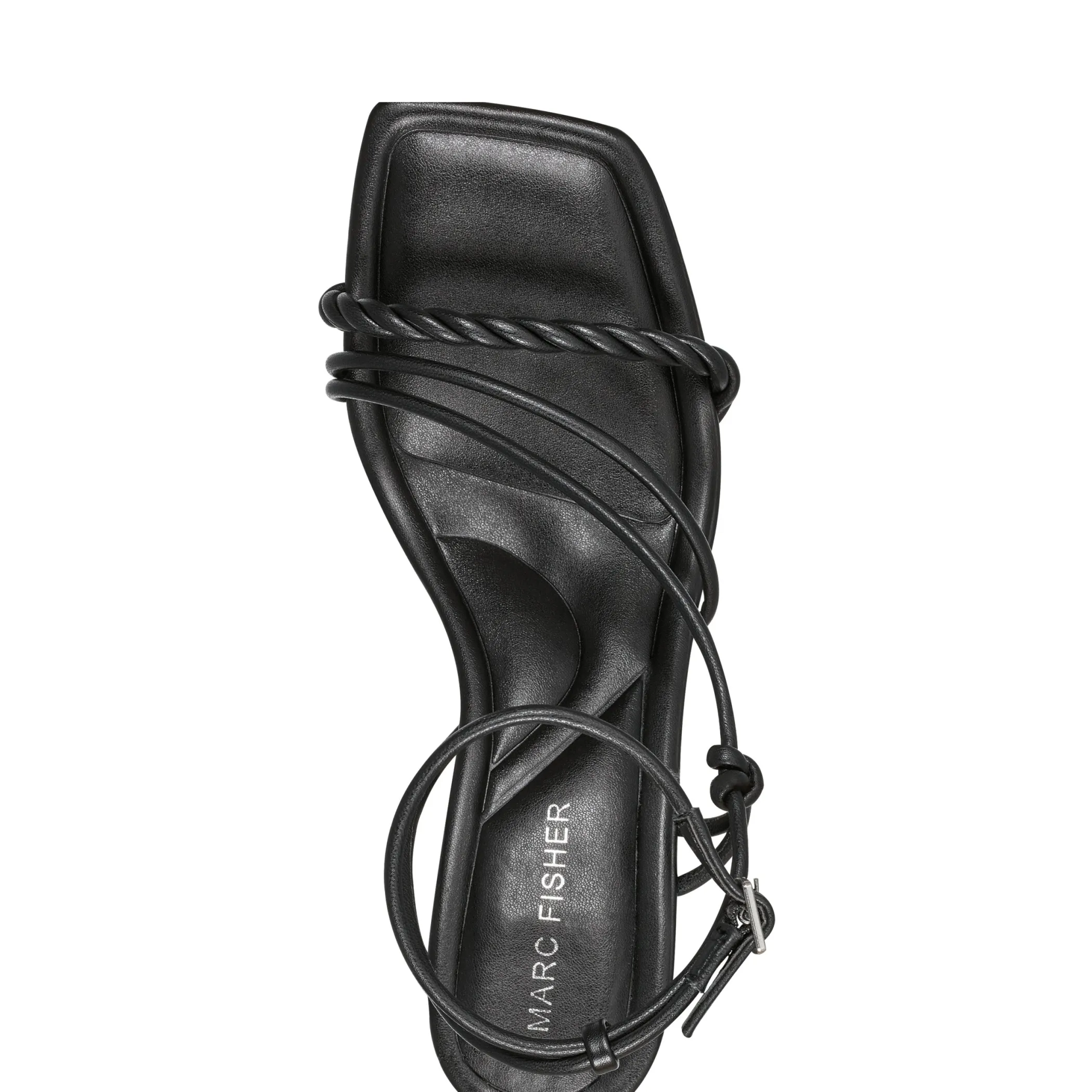 Clearance Marc Fisher Meggiane Block Heel Sandal Black