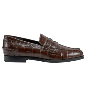 Online Marc Fisher Milton Loafer Brown Croco