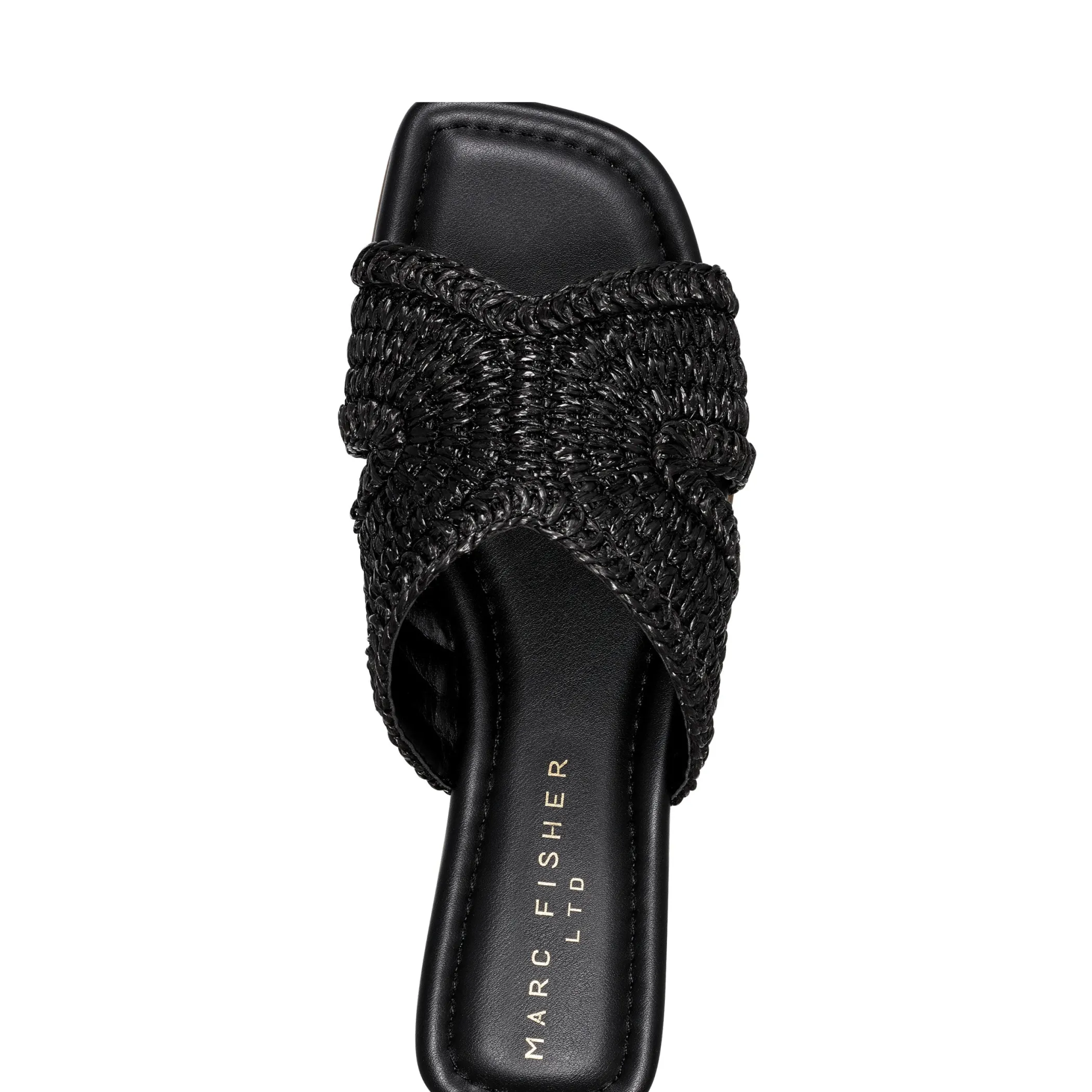 Best Sale Marc Fisher Narda Flat Sandal Black