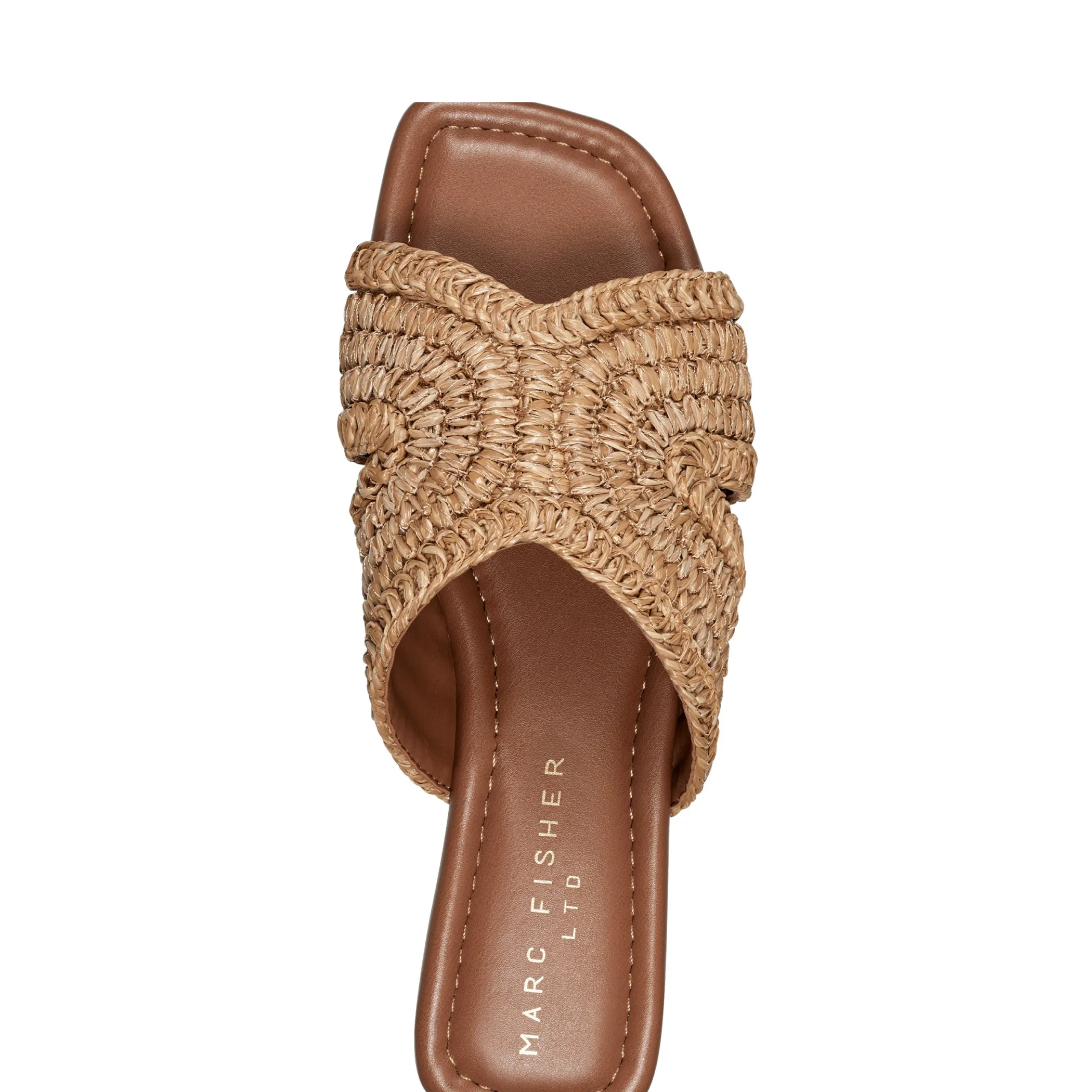 Clearance Marc Fisher Narda Flat Sandal Natural