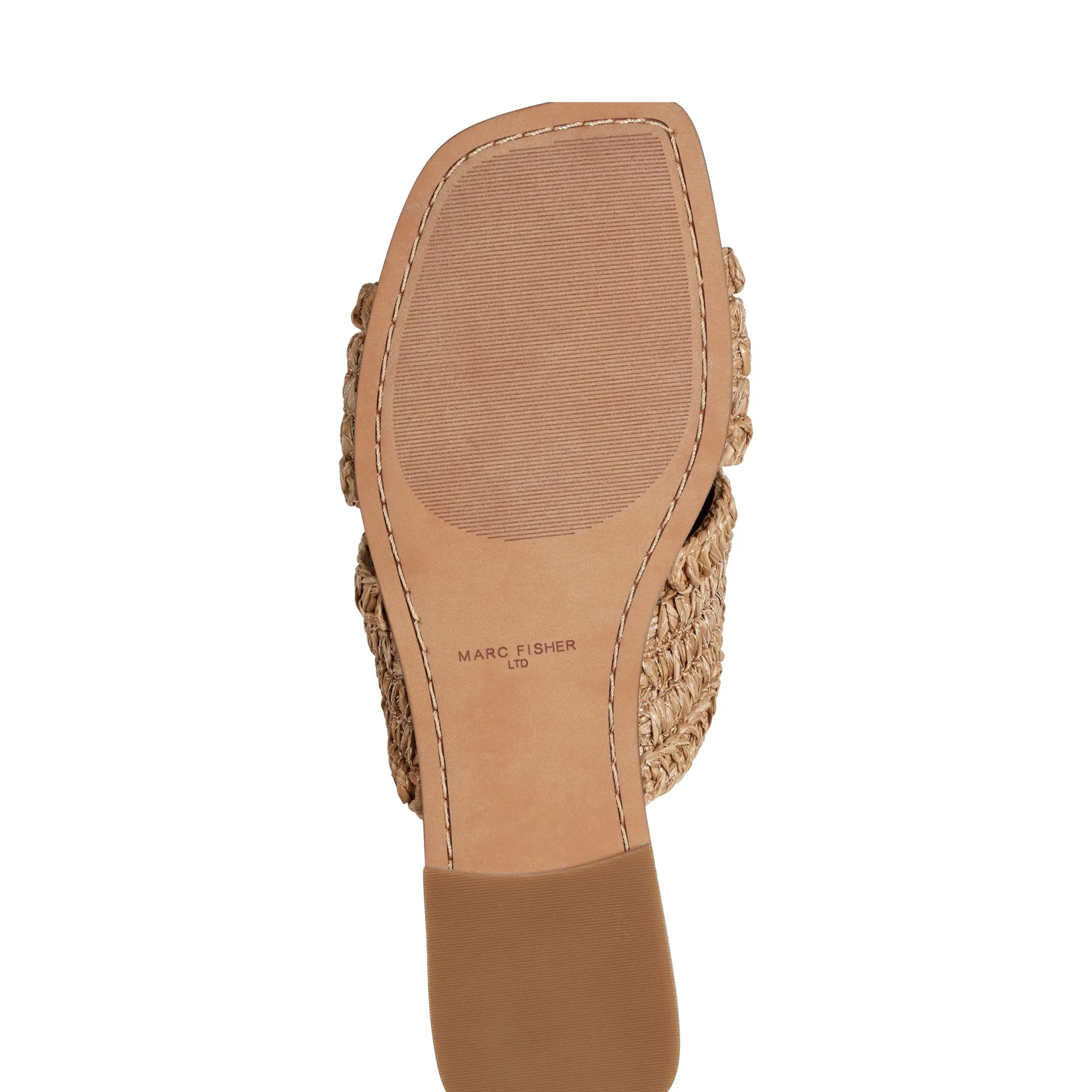 Clearance Marc Fisher Narda Flat Sandal Natural