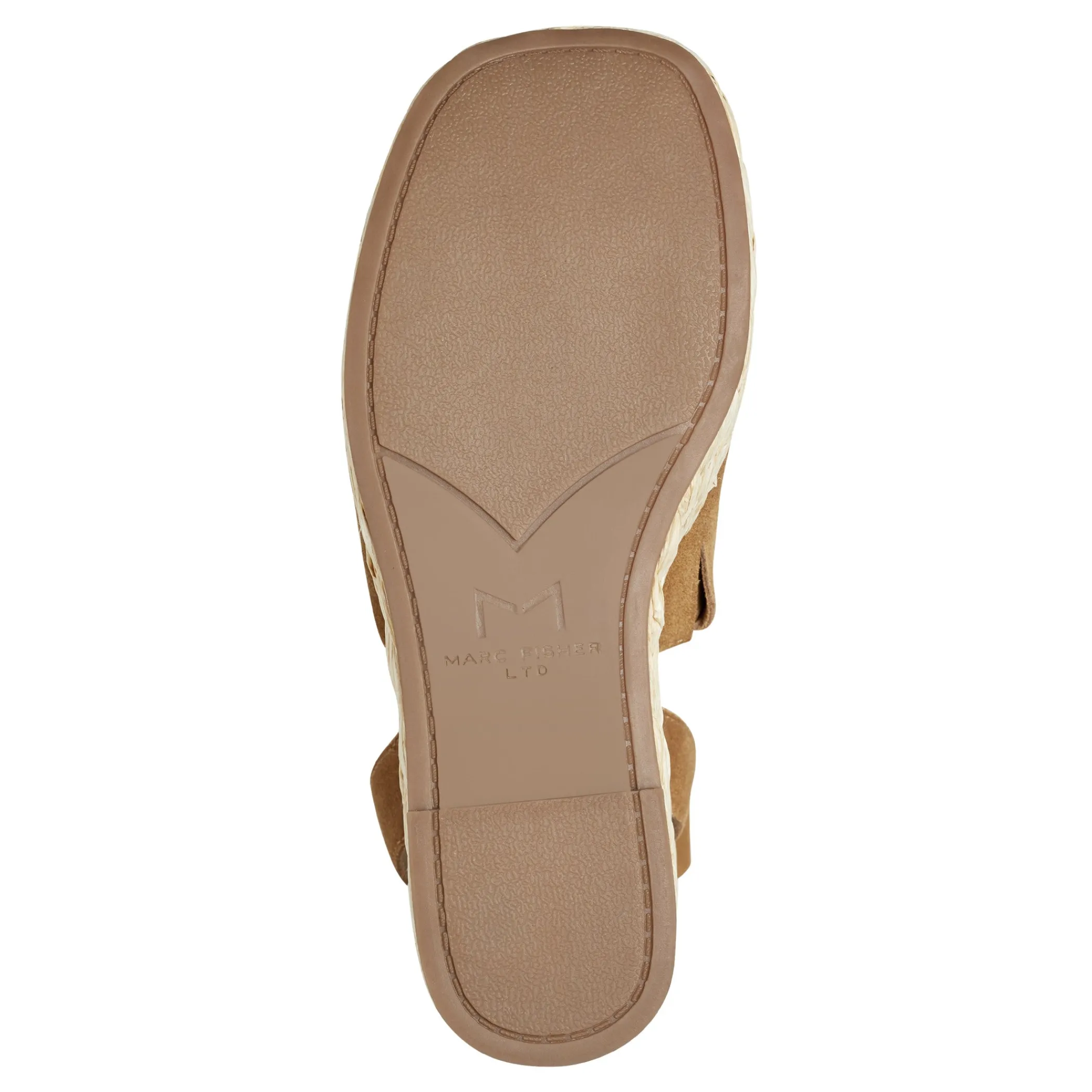 Store Marc Fisher Nelly Espadrille Wedge Sandal Medium Natural Suede