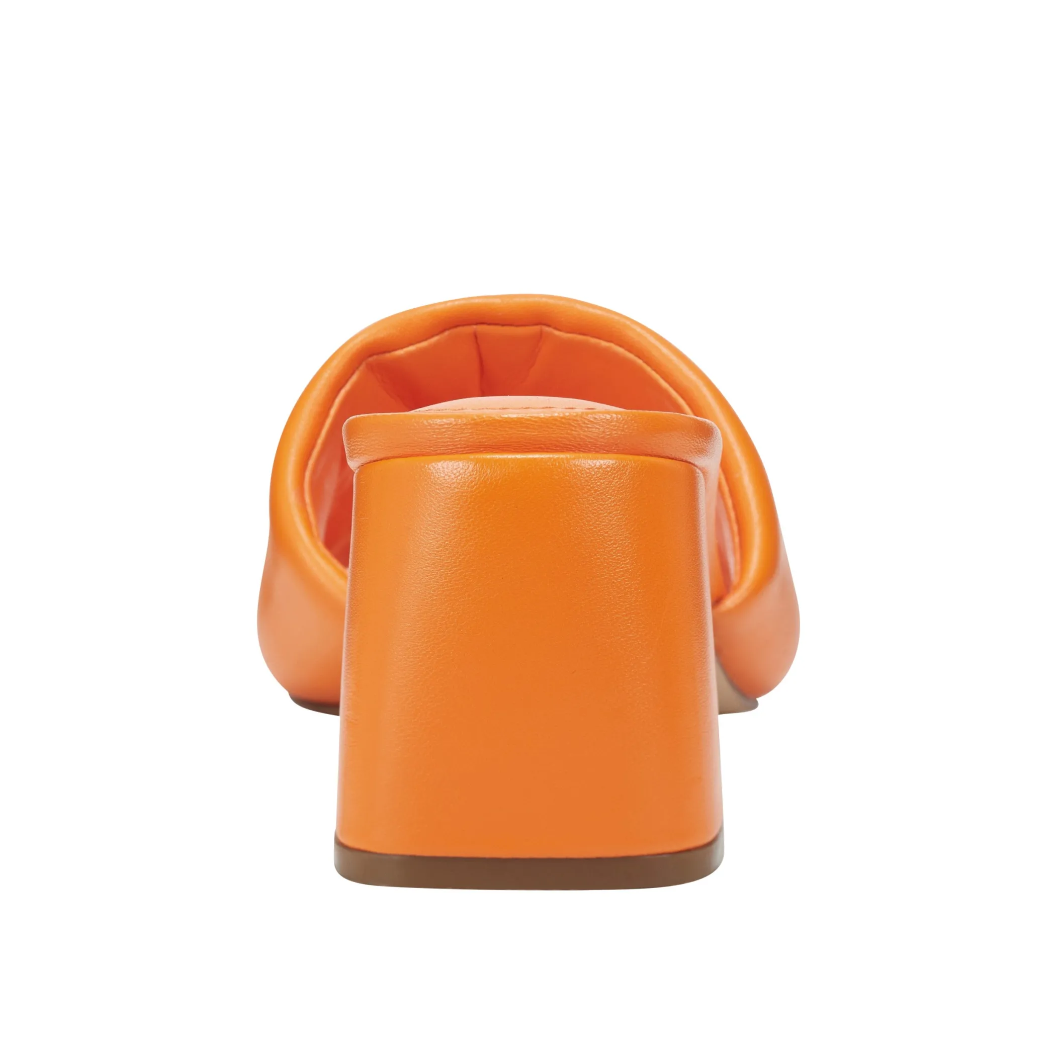 Outlet Marc Fisher Nombra Block Heel Slide Sandal Orange