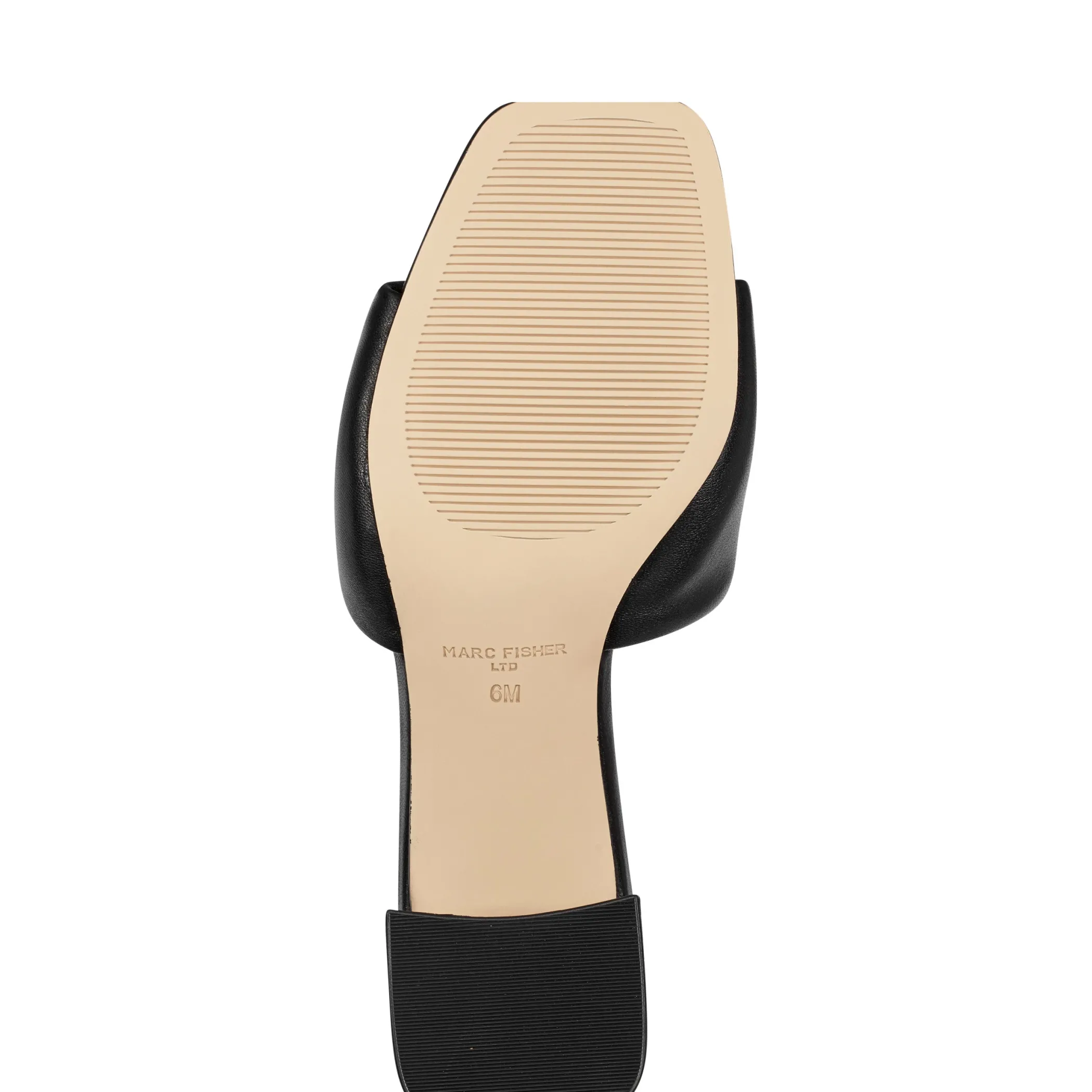 Outlet Marc Fisher Nombra Block Heel Slide Sandal Black