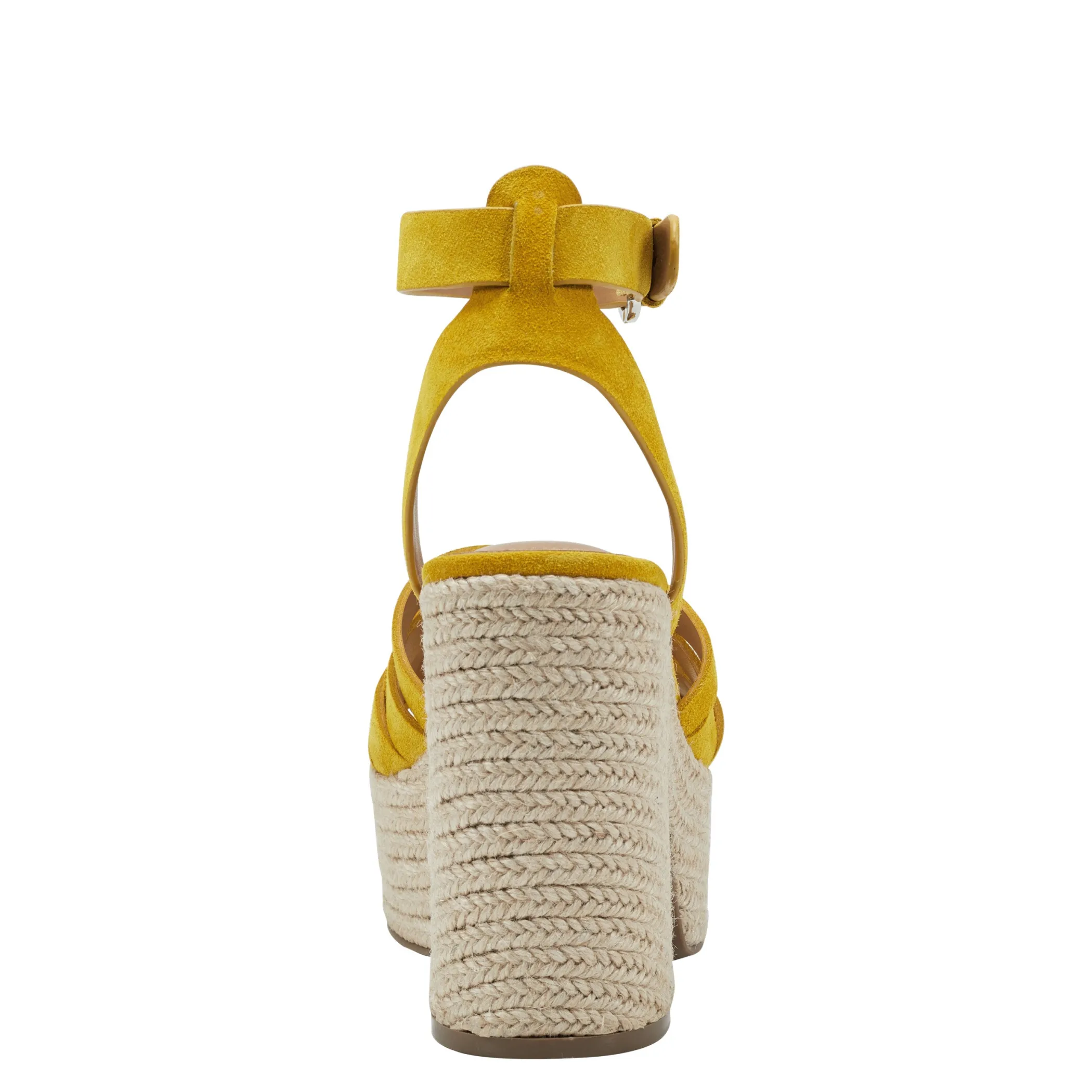 Outlet Marc Fisher Oaten Espadrille Platform Sandal Yellow
