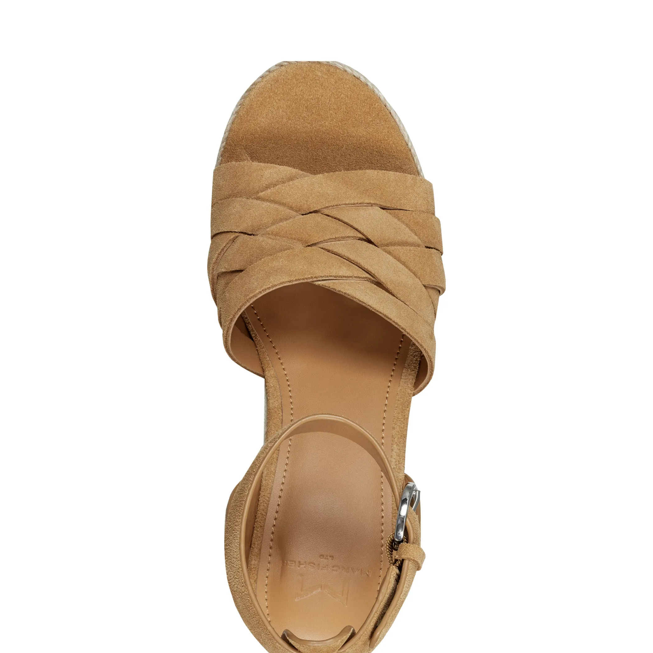 Shop Marc Fisher Oaten Espadrille Platform Sandal Natural