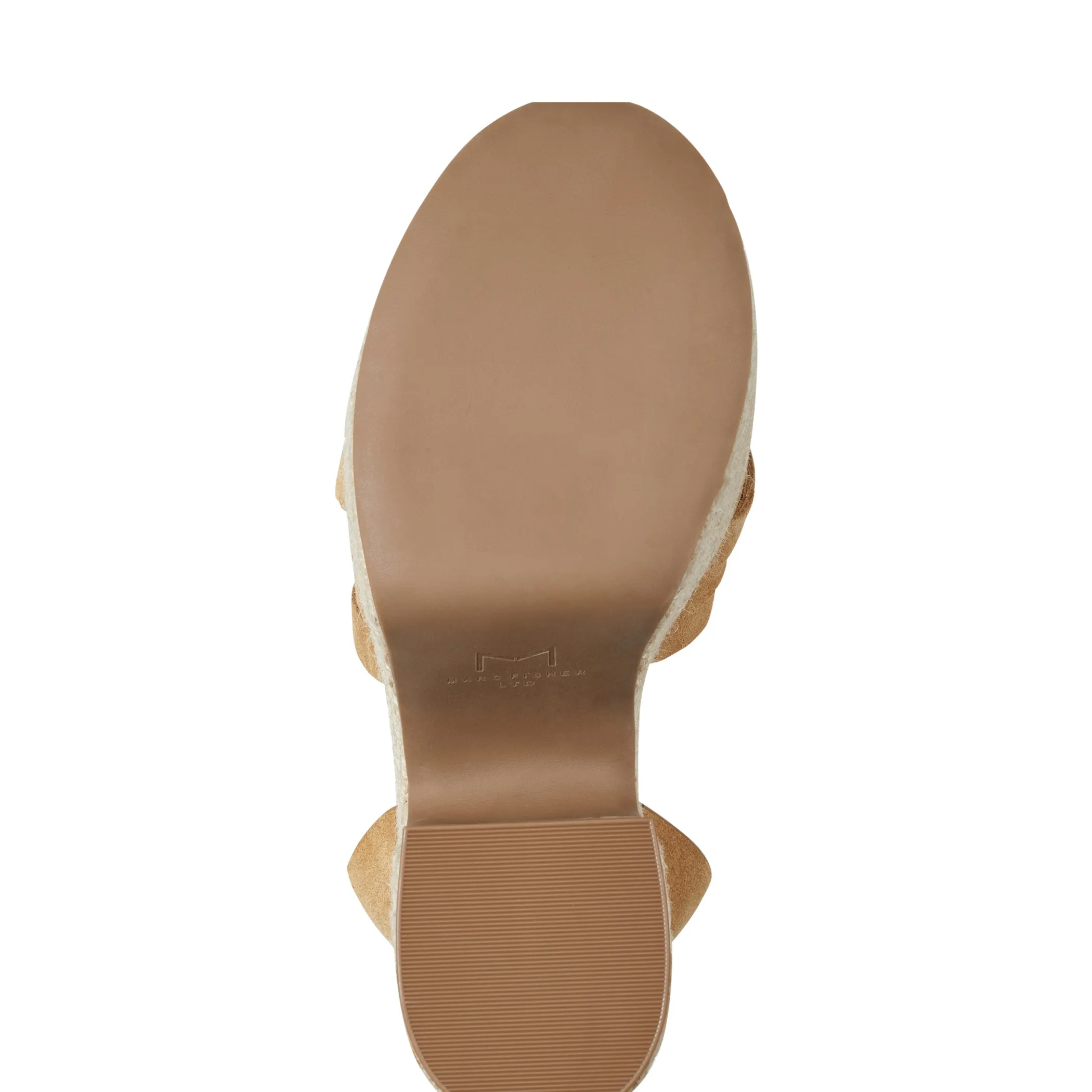 Shop Marc Fisher Oaten Espadrille Platform Sandal Natural