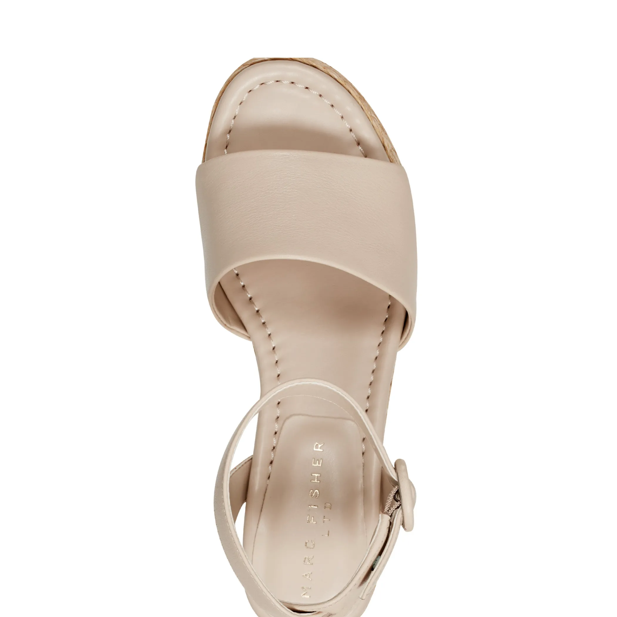 Flash Sale Marc Fisher Palyca Platform Espadrille Sandal Natural Leather