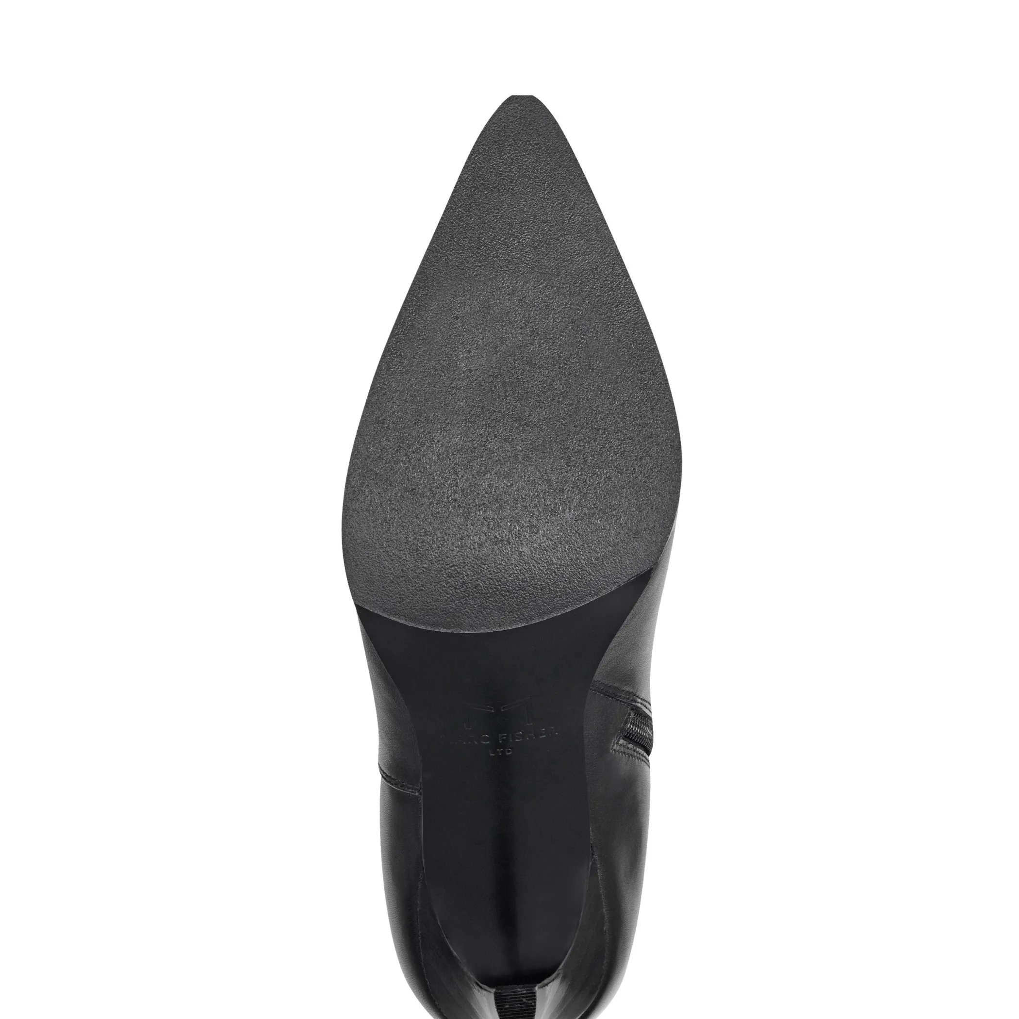 Store Marc Fisher Rafia Stiletto Pointy Toe Dress Bootie Black