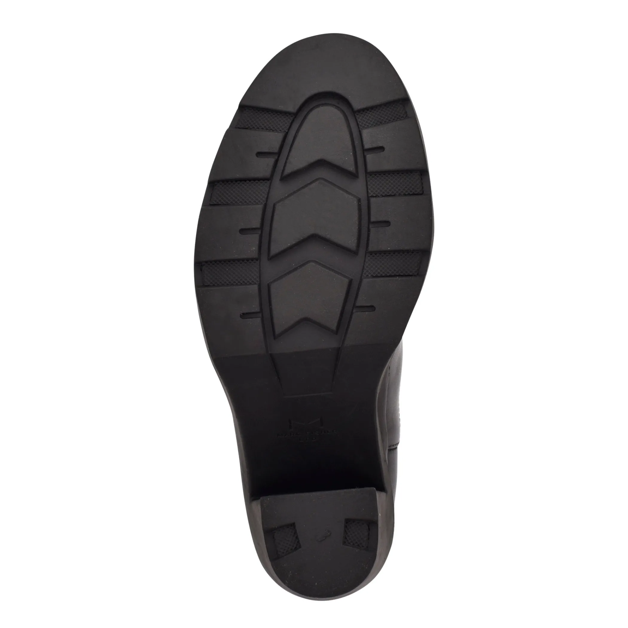 New Marc Fisher Ramio Heeled Chelsea Bootie Black Leather
