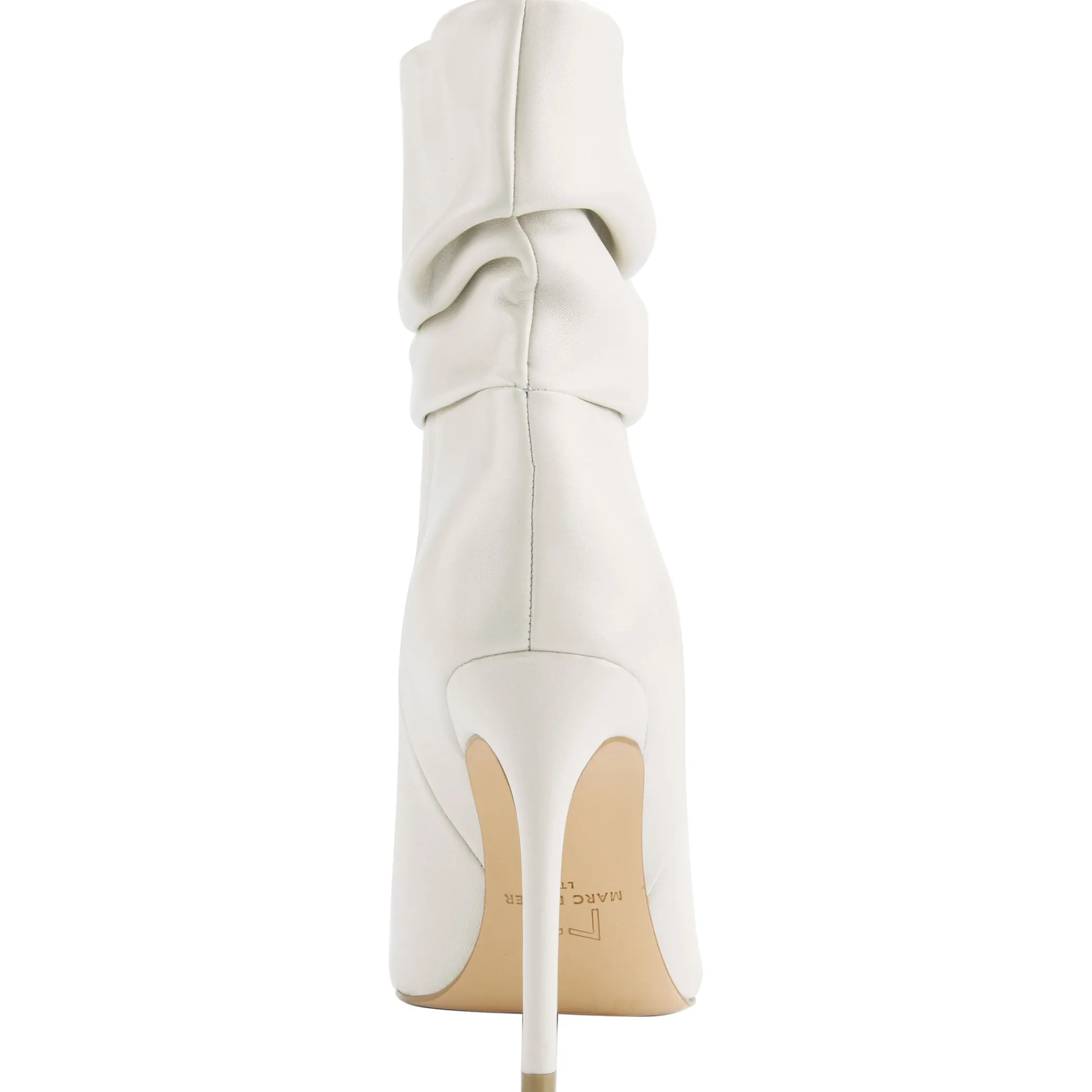 Sale Marc Fisher Rayya Dress Bootie Chic Cream Leather