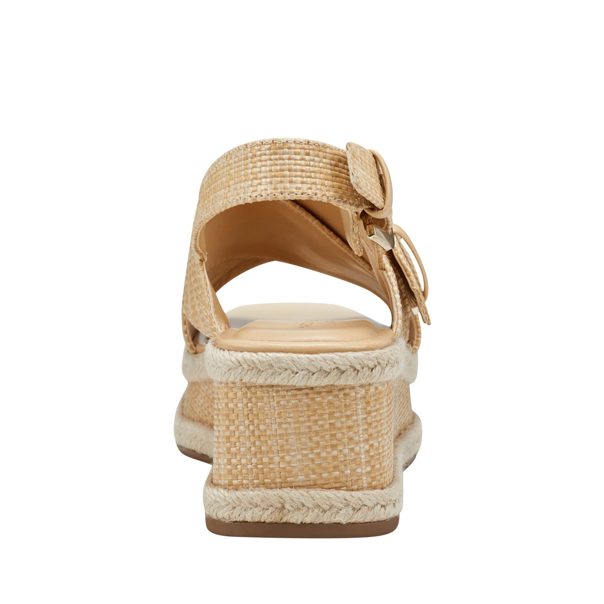 Hot Marc Fisher Renda Slingback Platform Sandal Light Natural Raffia