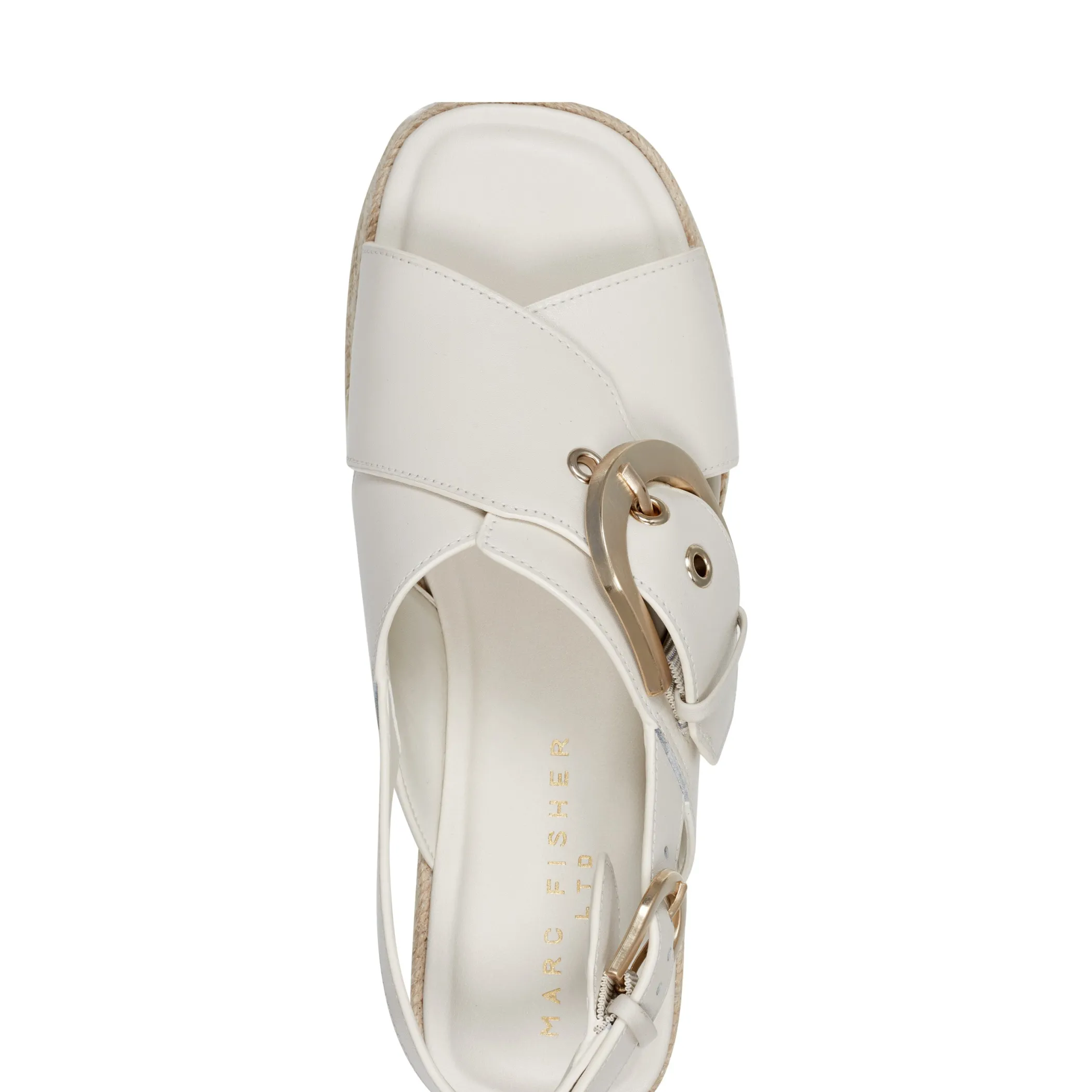 Best Marc Fisher Renda Slingback Platform Sandal Chic Cream