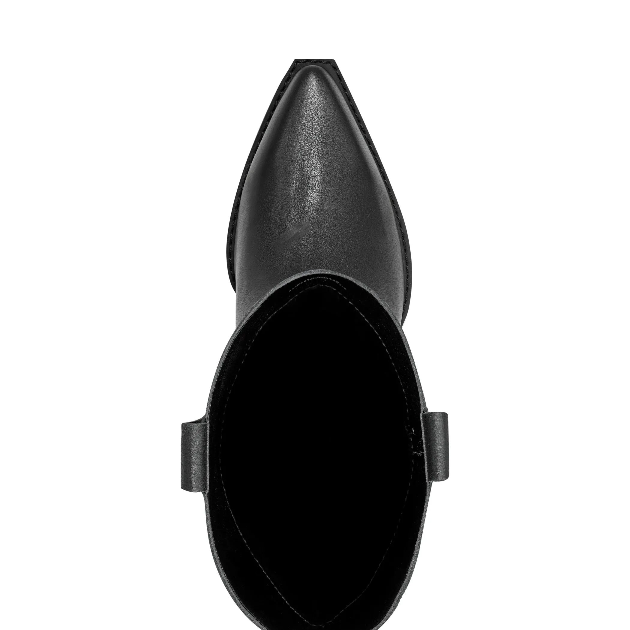 Clearance Marc Fisher Roselle Western Boot Black Leather