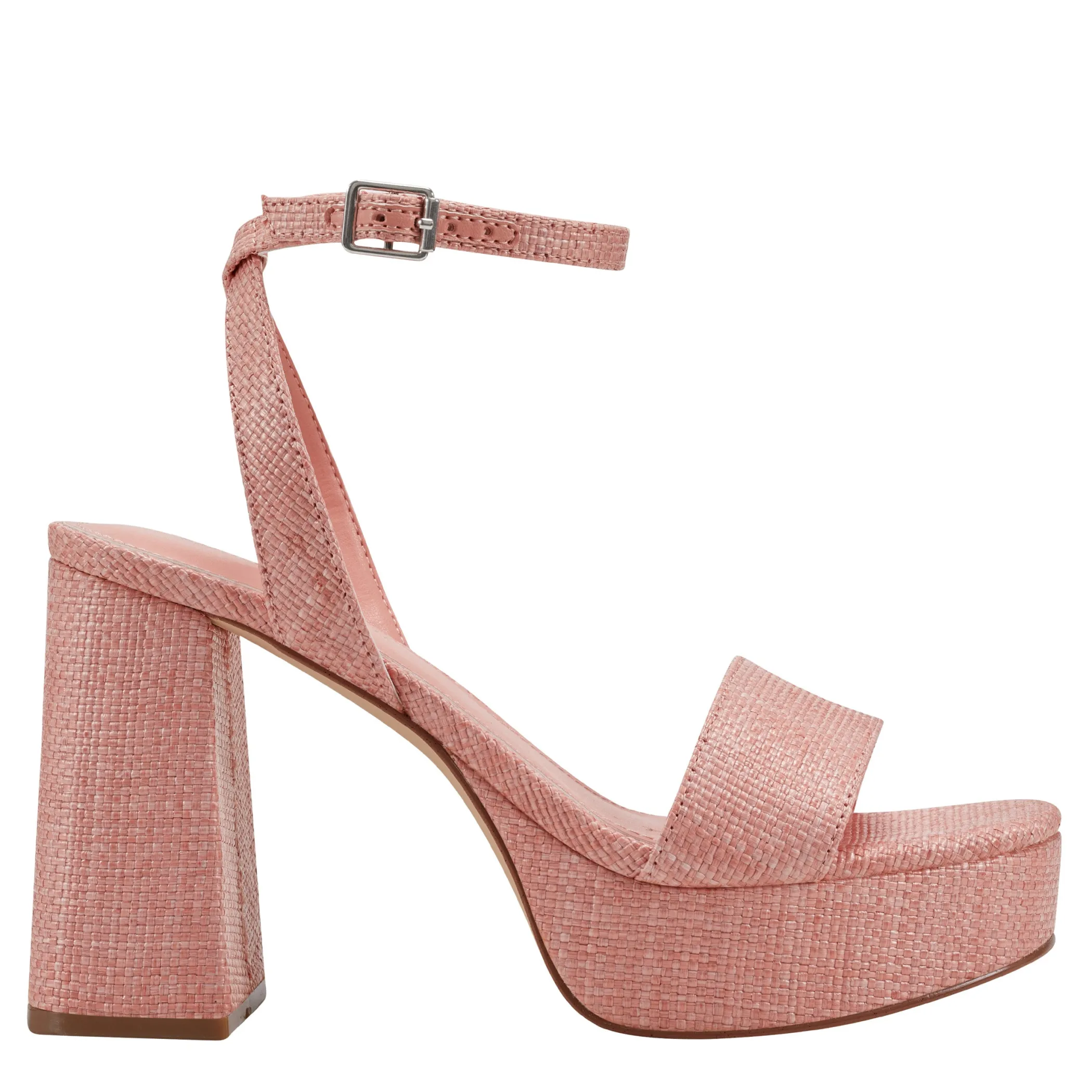 Clearance Marc Fisher Sadel Platform Sandal Orange